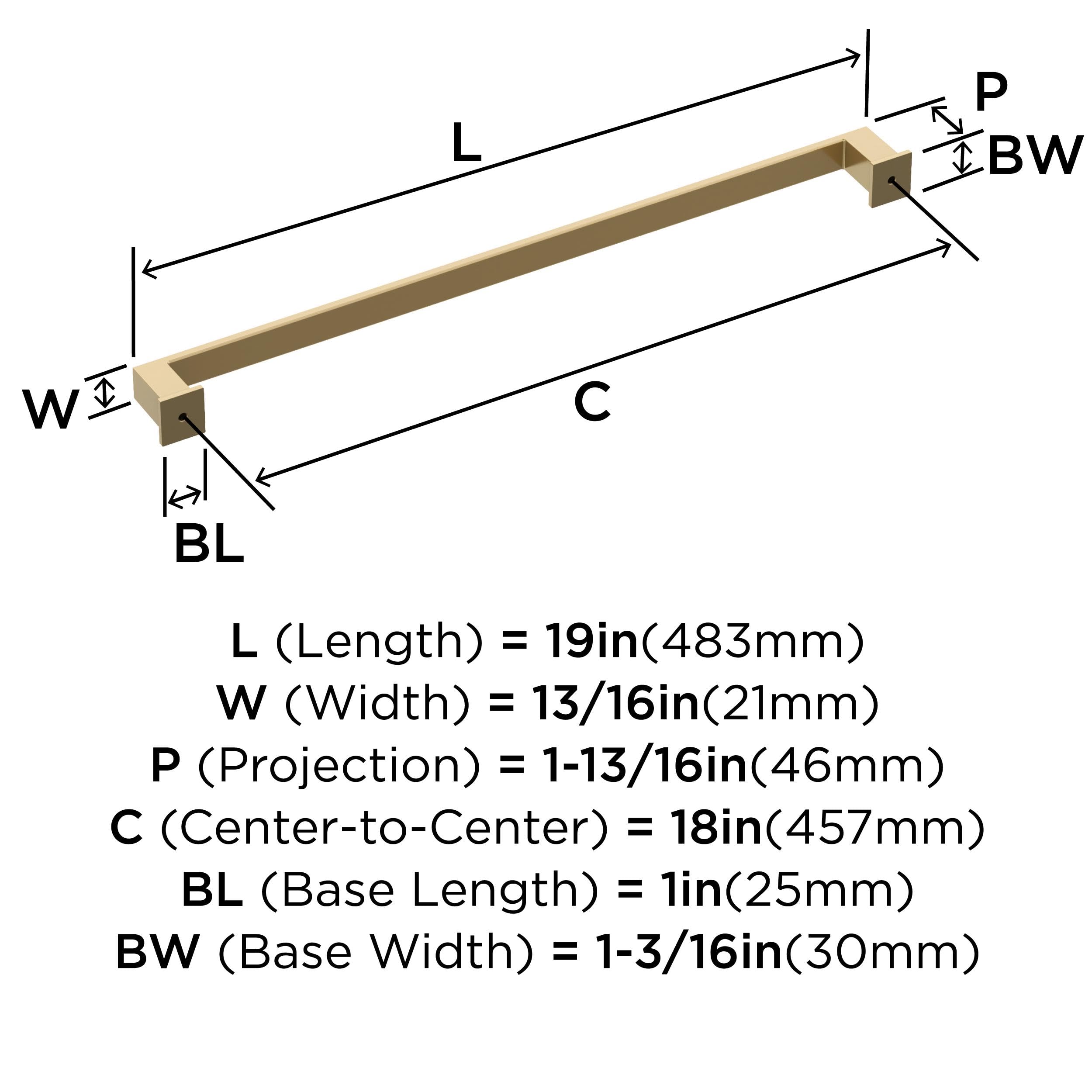 Open Box - Amerock BP54031CZ - Pulls Cabinet Hardware
