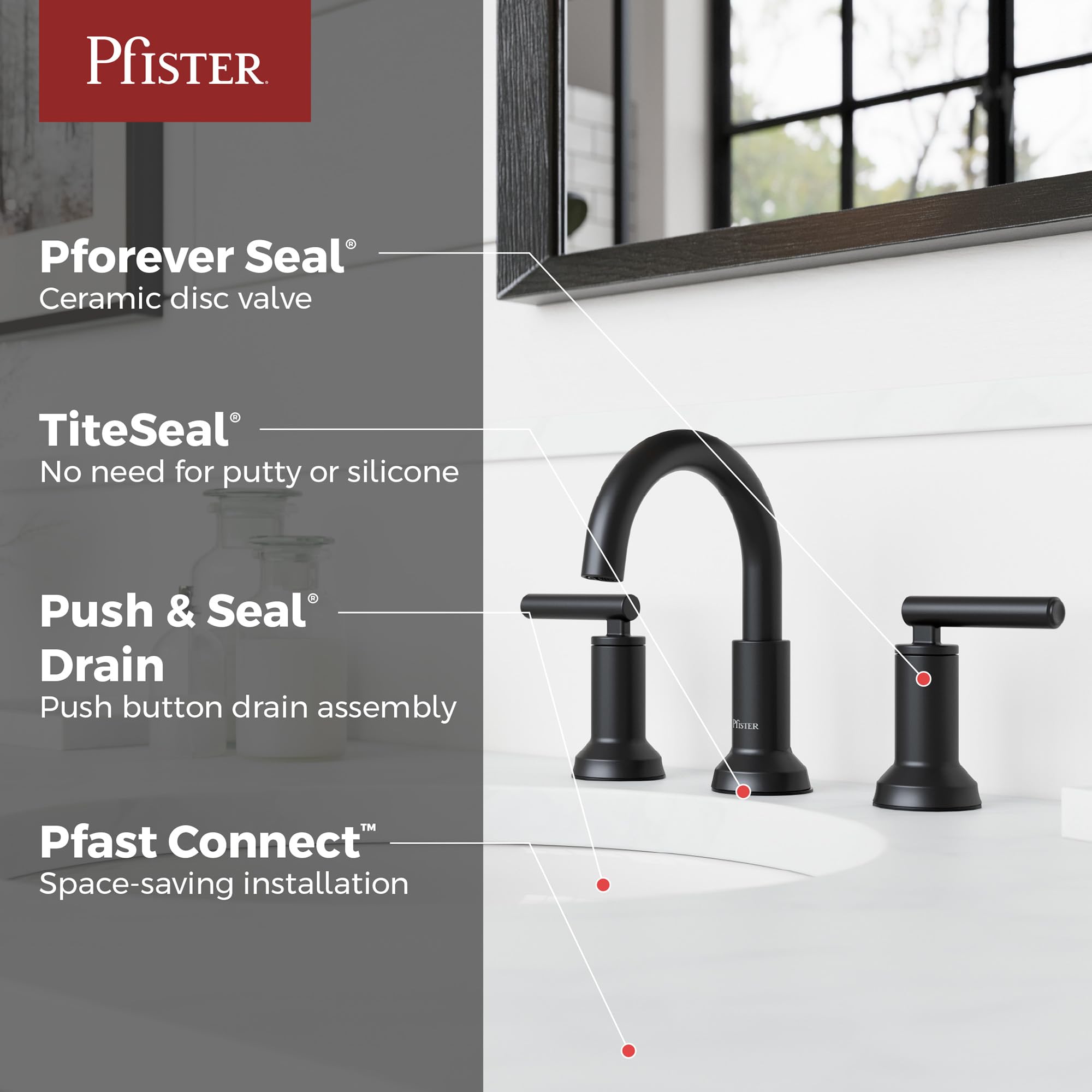 Open Box - Pfister LF-049-CSOSDB - Bathroom Sink Faucets Faucet