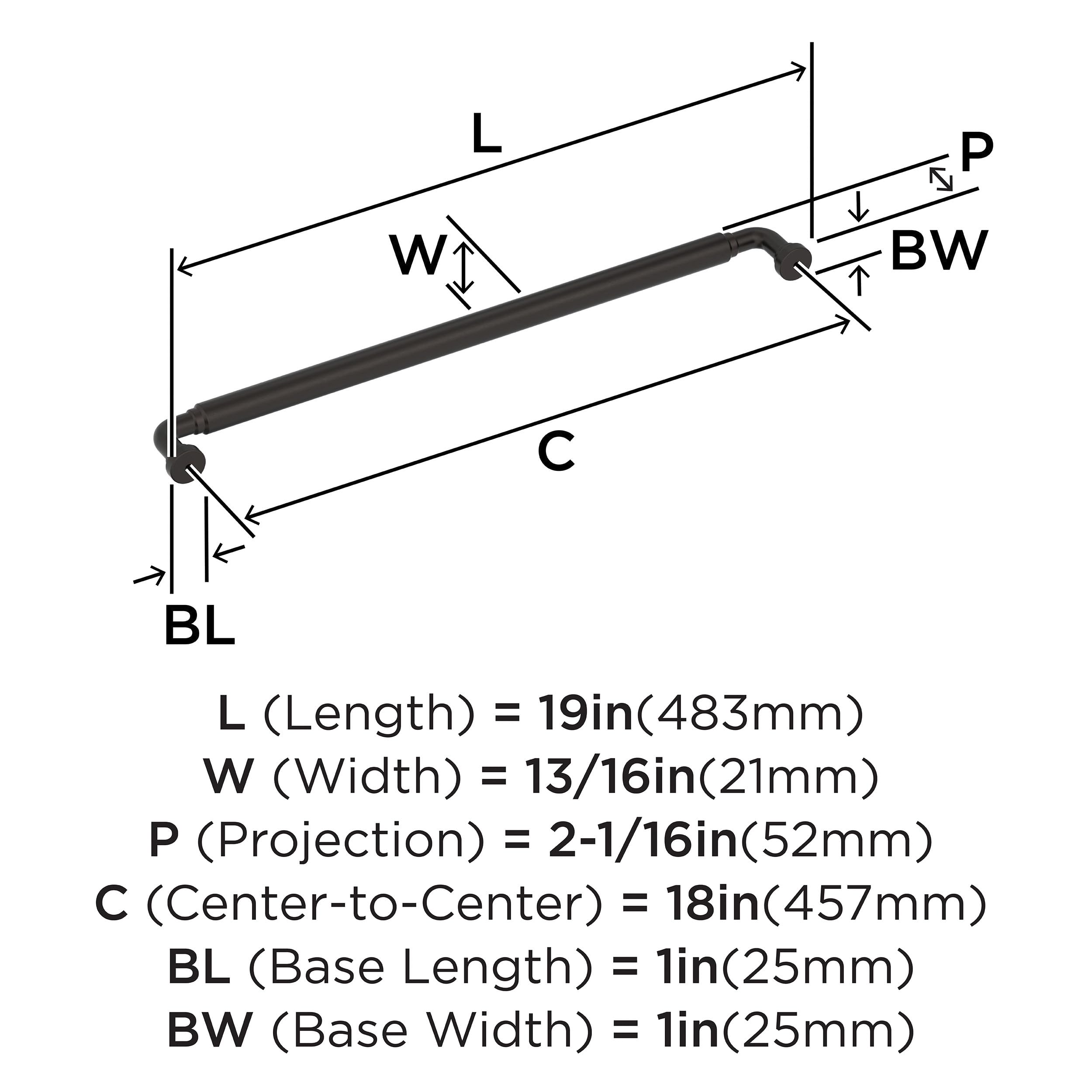 Open Box - Amerock BP37670ORB - Pulls Cabinet Hardware