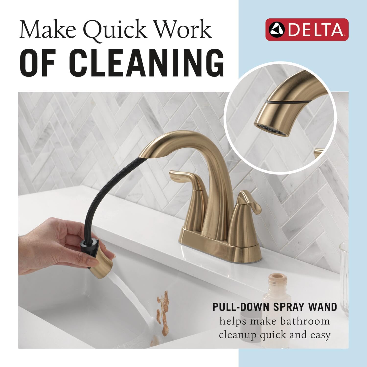 Open Box - Delta 25840LF-CZPD - Bathroom Sink Faucets Faucet
