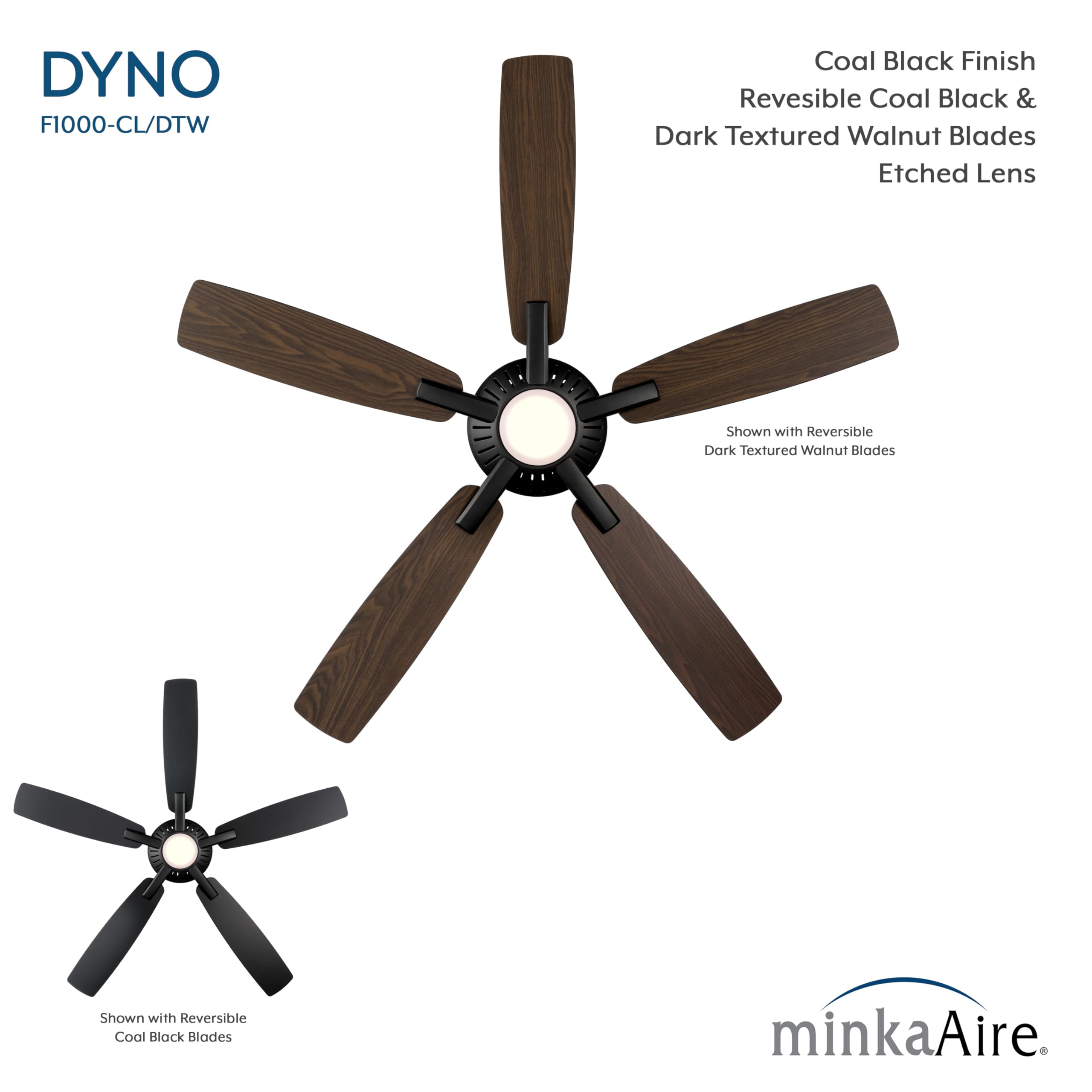 Open Box - MinkaAire F1000-CL/DTW - Ceiling Fans Fans