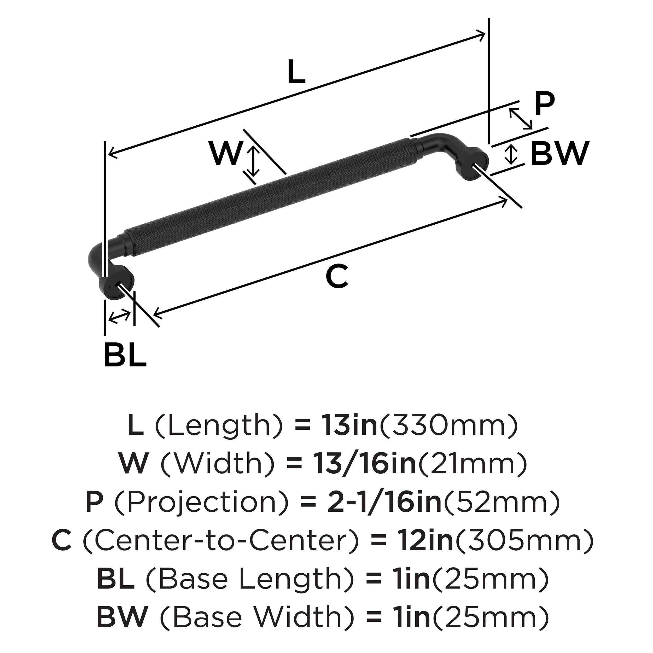 Open Box - Amerock BP37689MB - Pulls Cabinet Hardware