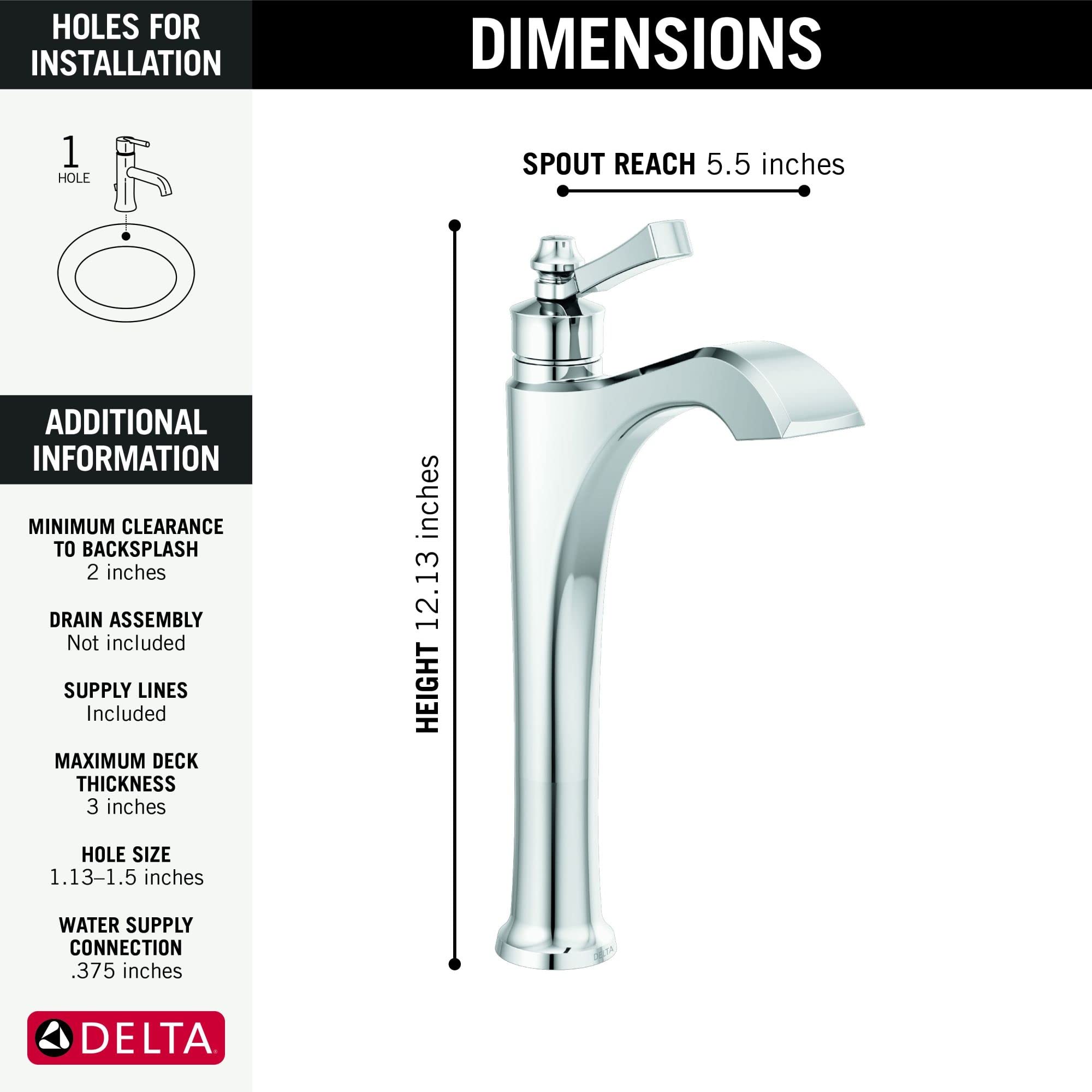 Open Box - Delta 756-DST - Bathroom Sink Faucets Faucet