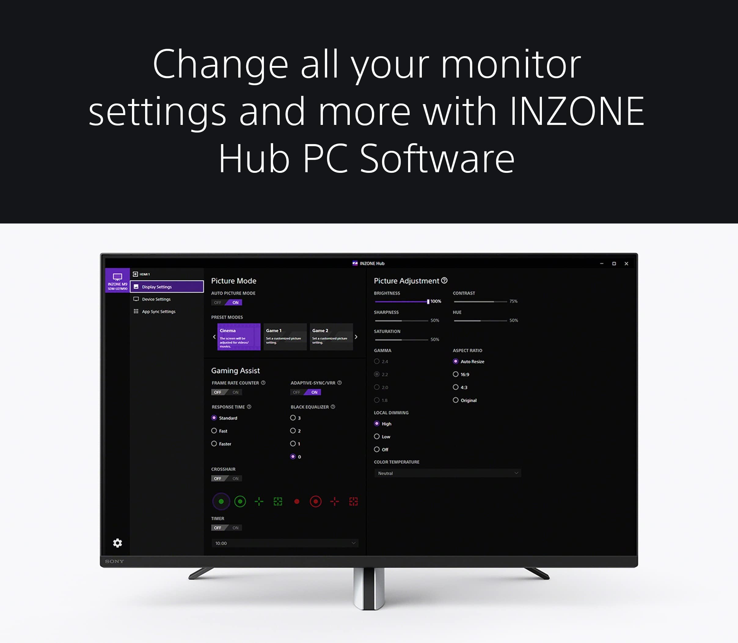 Certified Refurbished - Sony 27â INZONE M3 Full HD HDR 240Hz Gaming Monitor with NVIDIA G-SYNC and HDMI 2.1 VRR