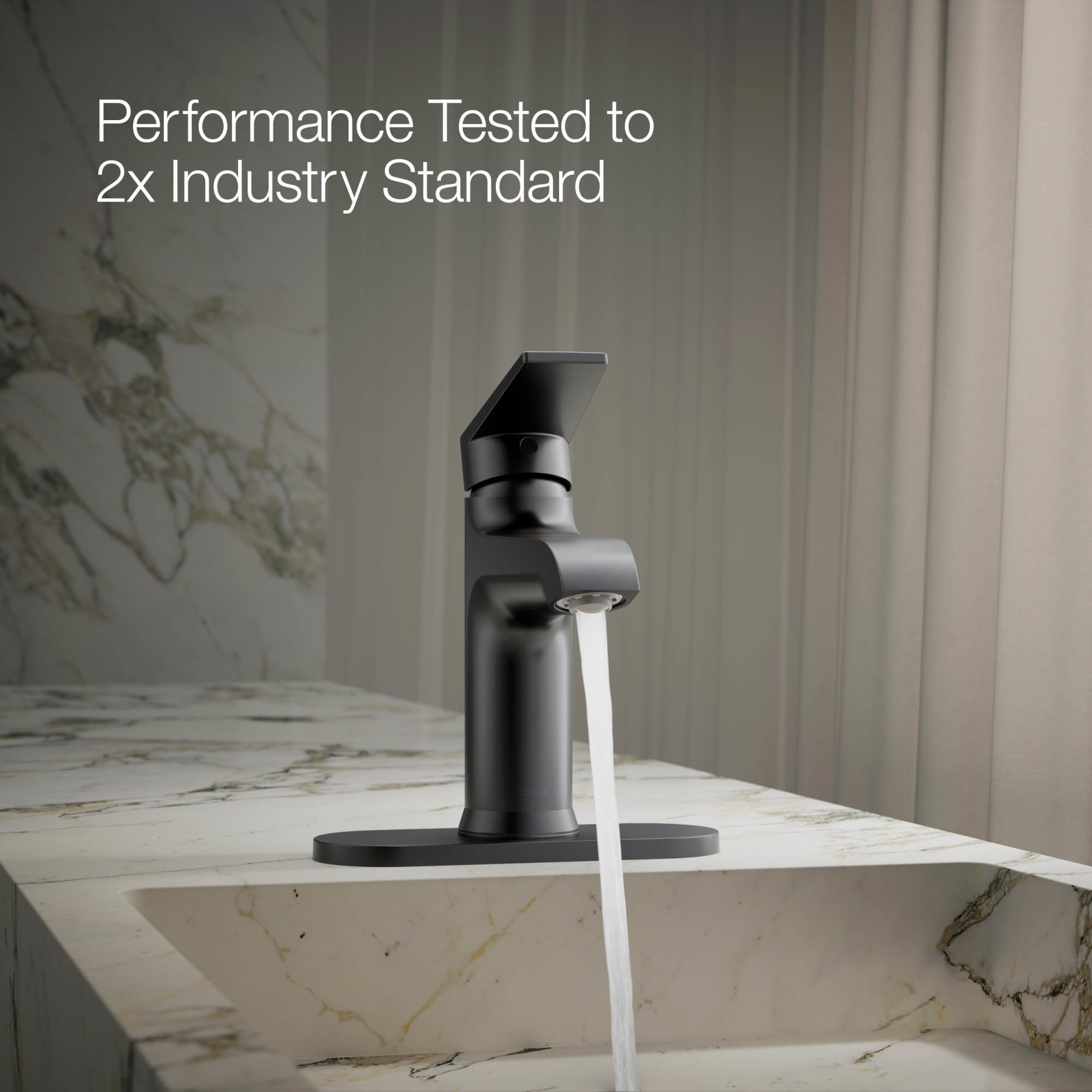 Open Box - Kohler K-37892-4-BL - Bathroom Sink Faucets Faucet