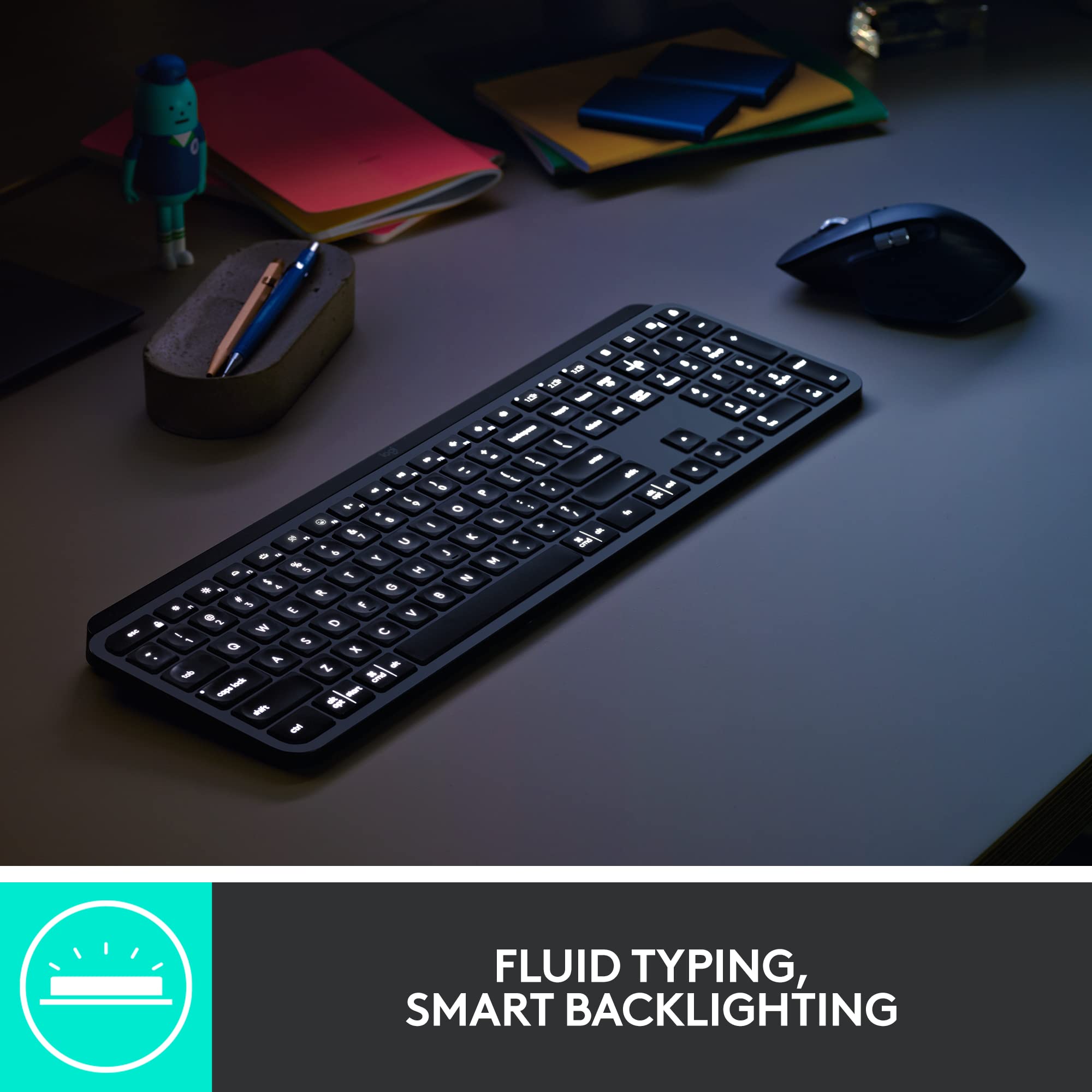 Refurbished - Logitech MX KEYS COMBO for Business Gen 2 - Black