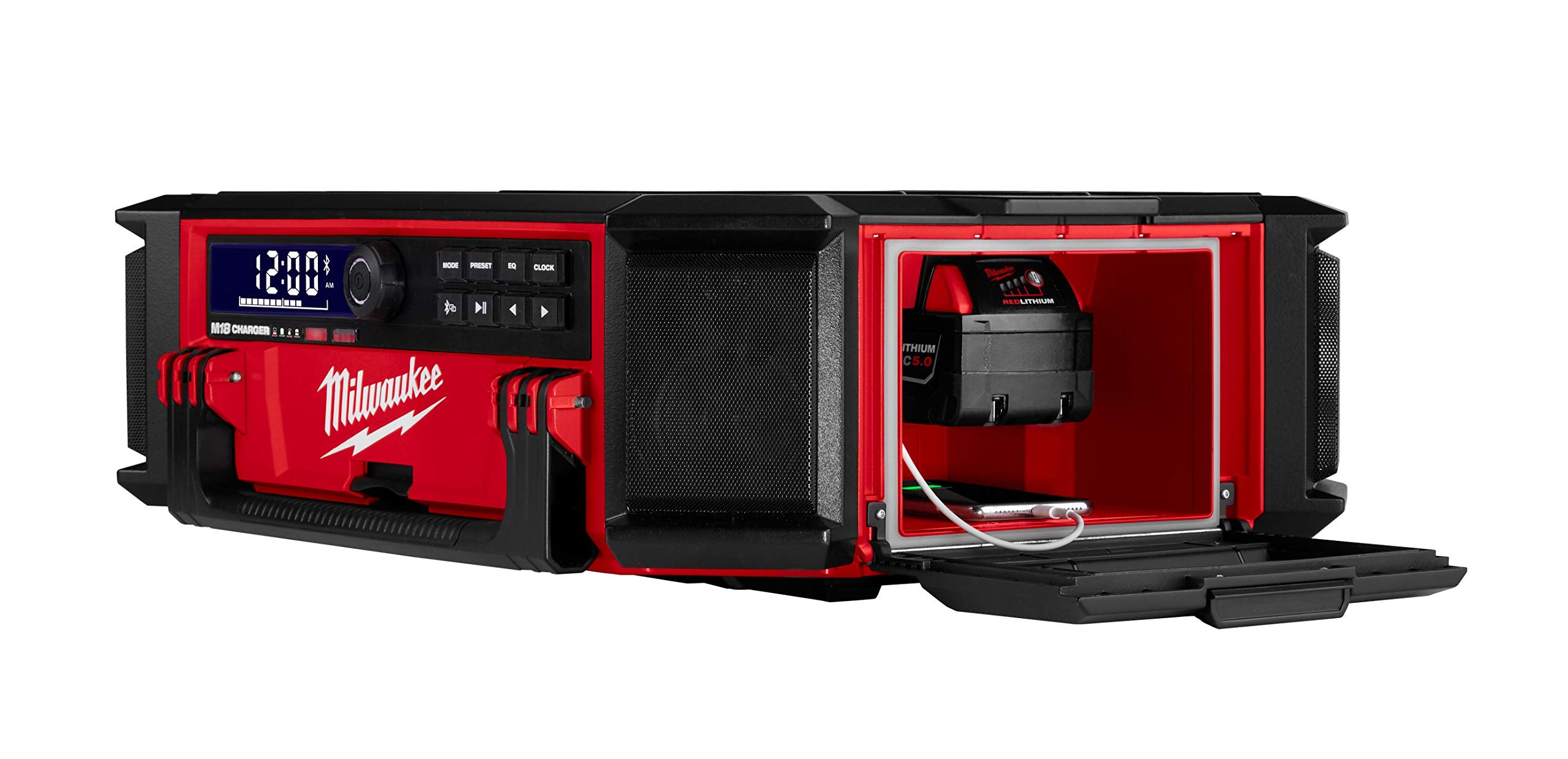 Open Box -  Milwaukee 2950-20 M18 Lithium-Ion Cordless PACKOUT Radio/Speaker