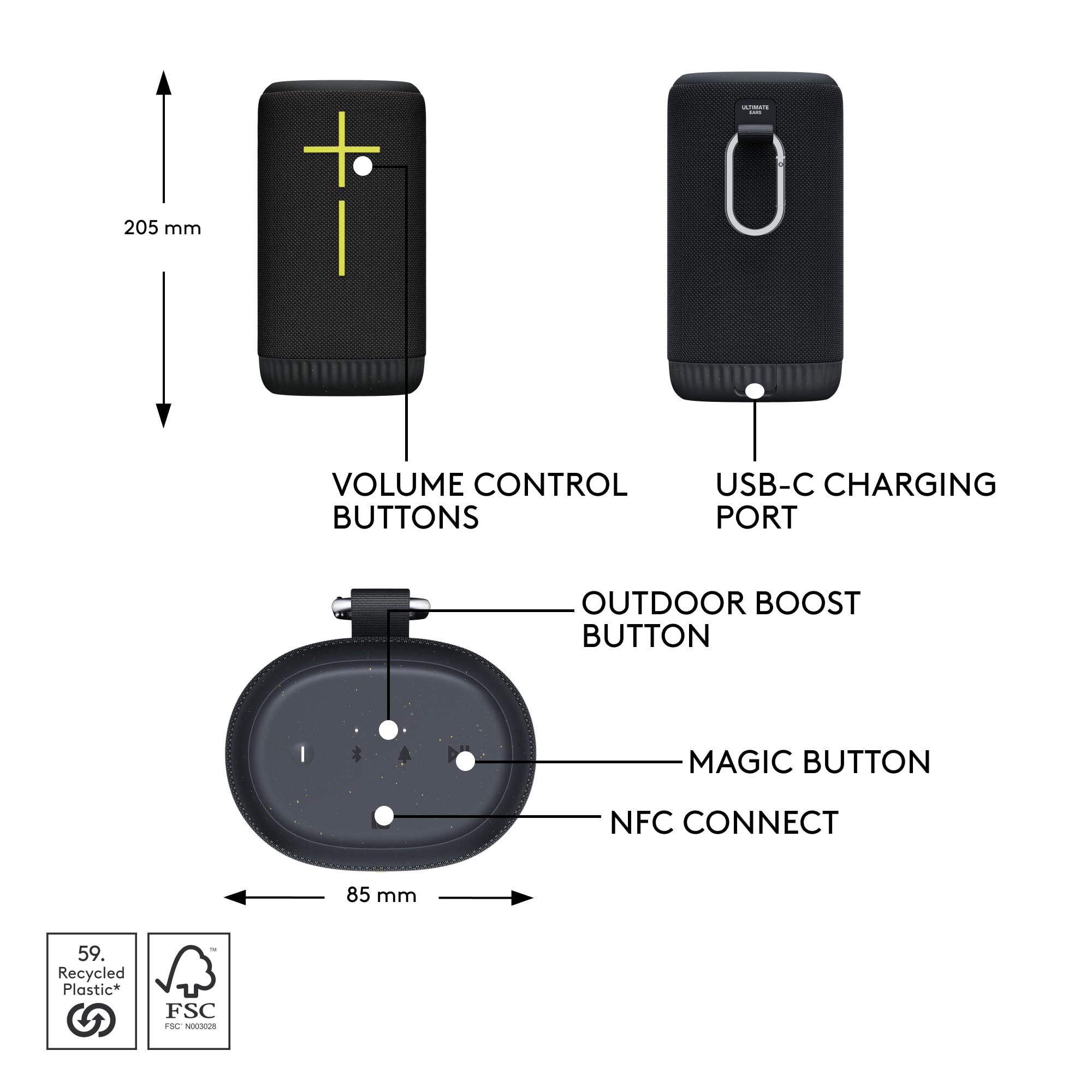 Certified Refurbished - EVERBOOM � Charcoal Black