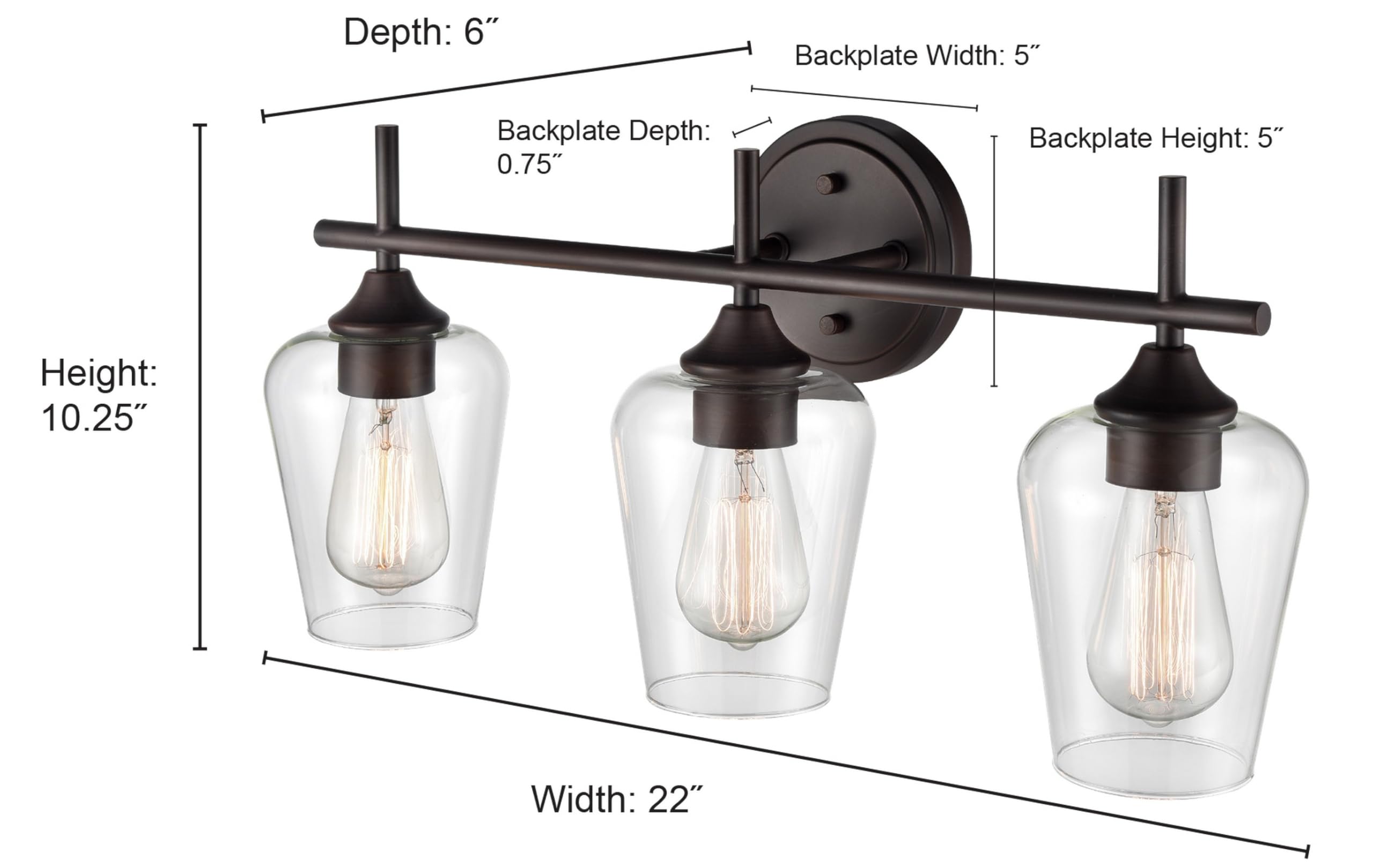 Open Box - Millennium Lighting 9703-MB - Bathroom Fixtures Indoor Lighting