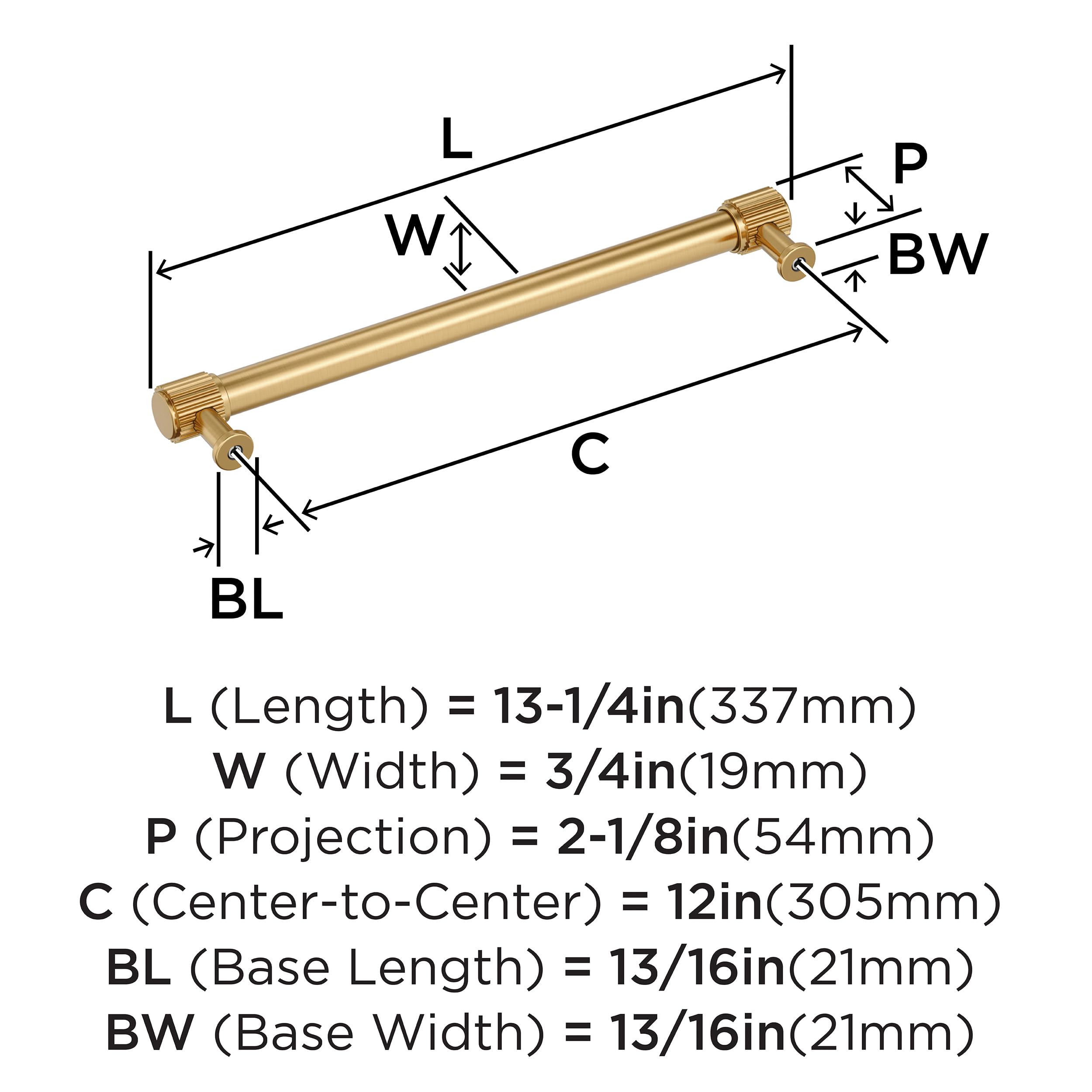 Open Box - Amerock BP37810CZ - Pulls Cabinet Hardware
