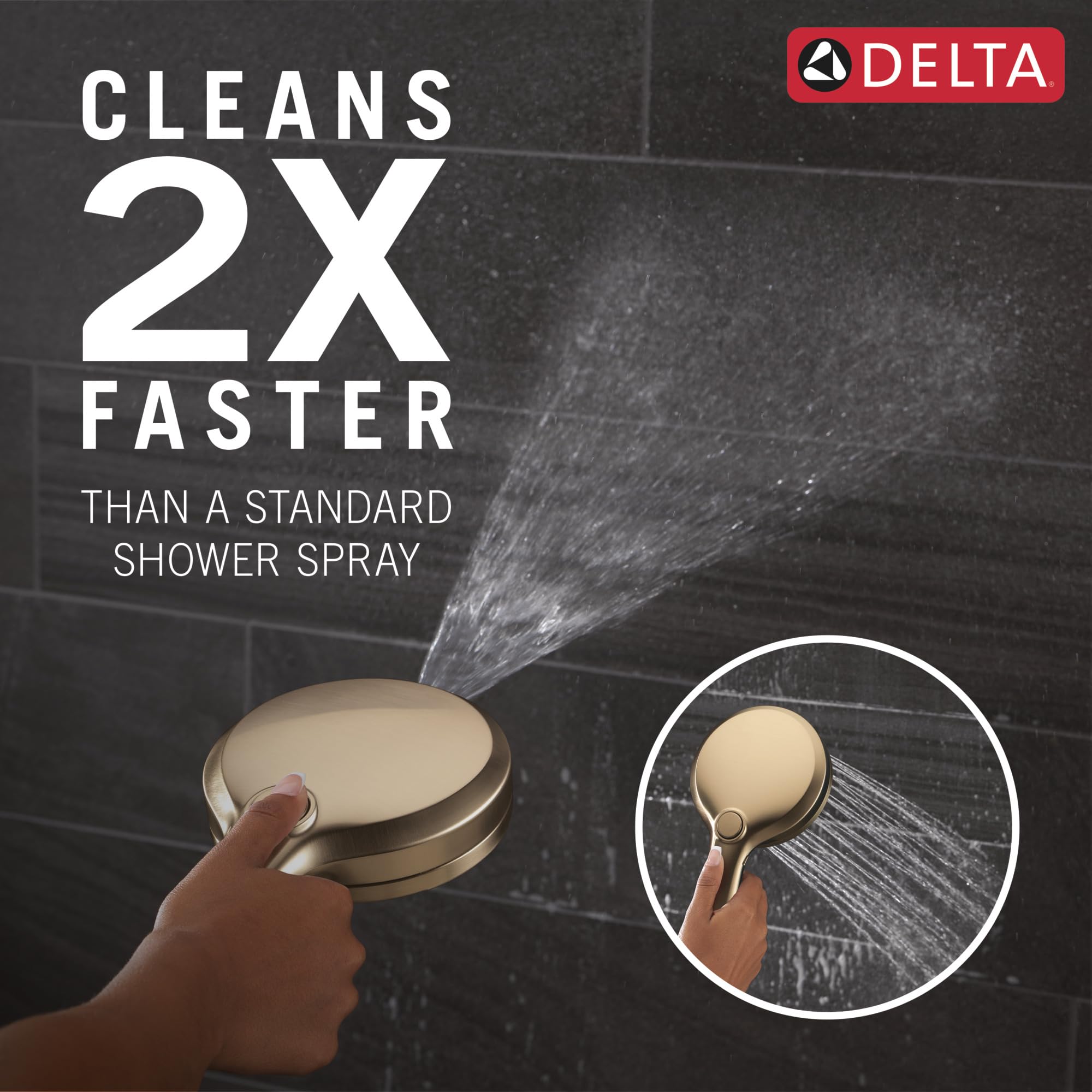 Open Box - Delta 58651-CZ-PR - Shower Heads Showers