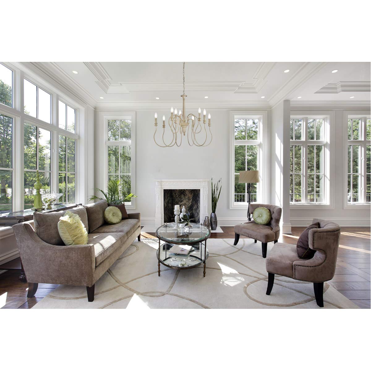 Open Box - Elegant Lighting LD7045D30WD - Chandeliers Indoor Lighting