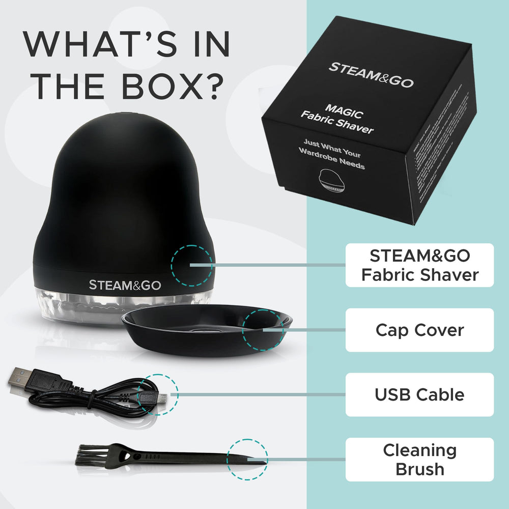New - Steam And Go Lint Remover, 220v, Compact Design
