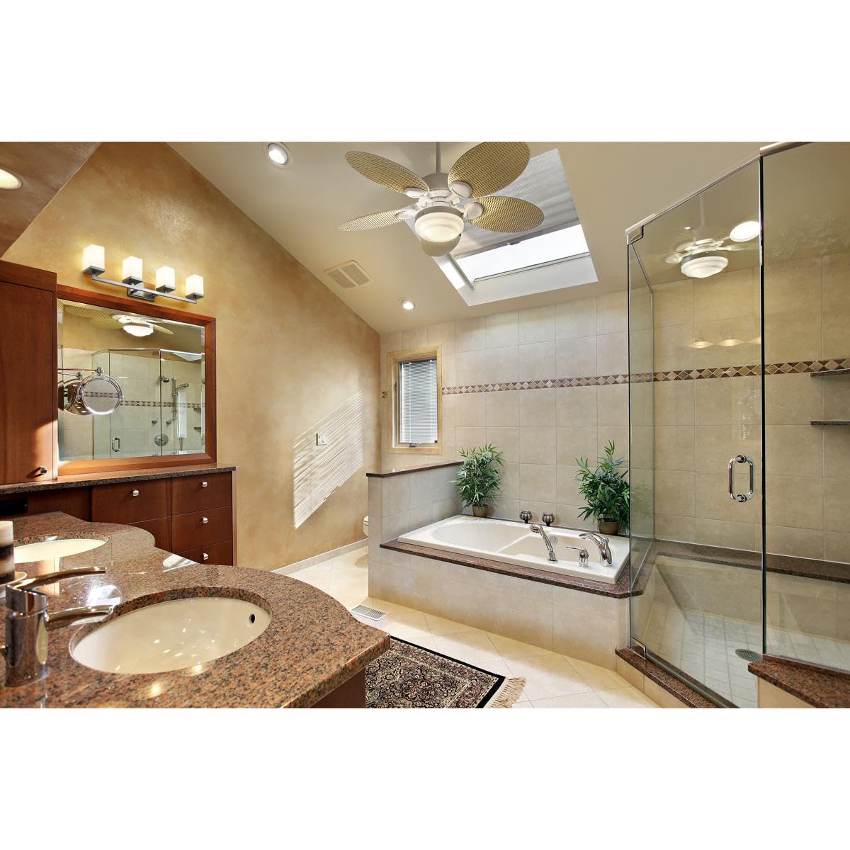Open Box - Z-Lite 1900-4V Tidal 4 Light Bathroom Vanity Light with Matte Opal Glass Shade