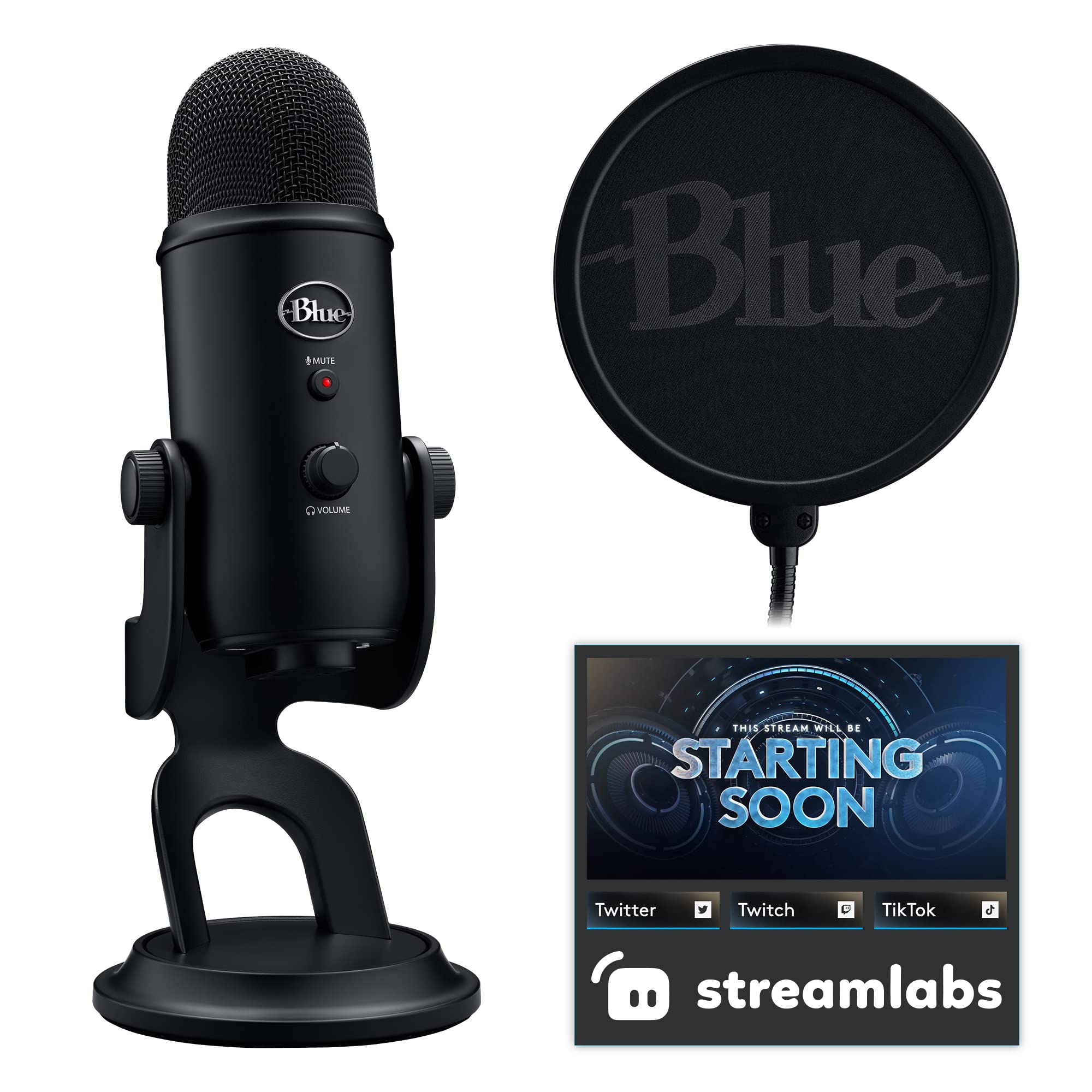 Open Box -  Yeti Game Streaming Kit-BLACKOUT-USB- 988-000521