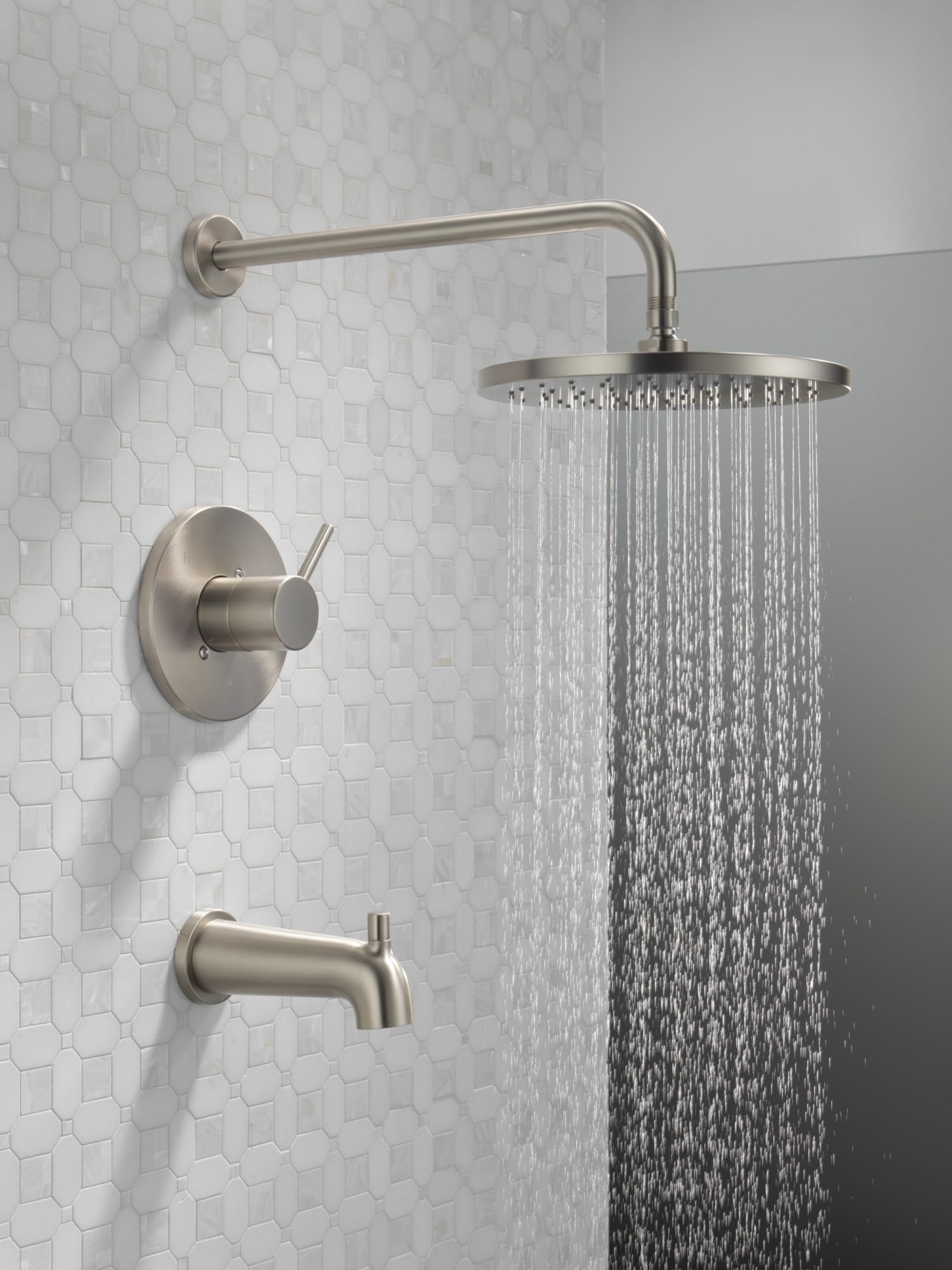 Open Box - Delta T14469-CZ-PP - Tub and Shower Showers