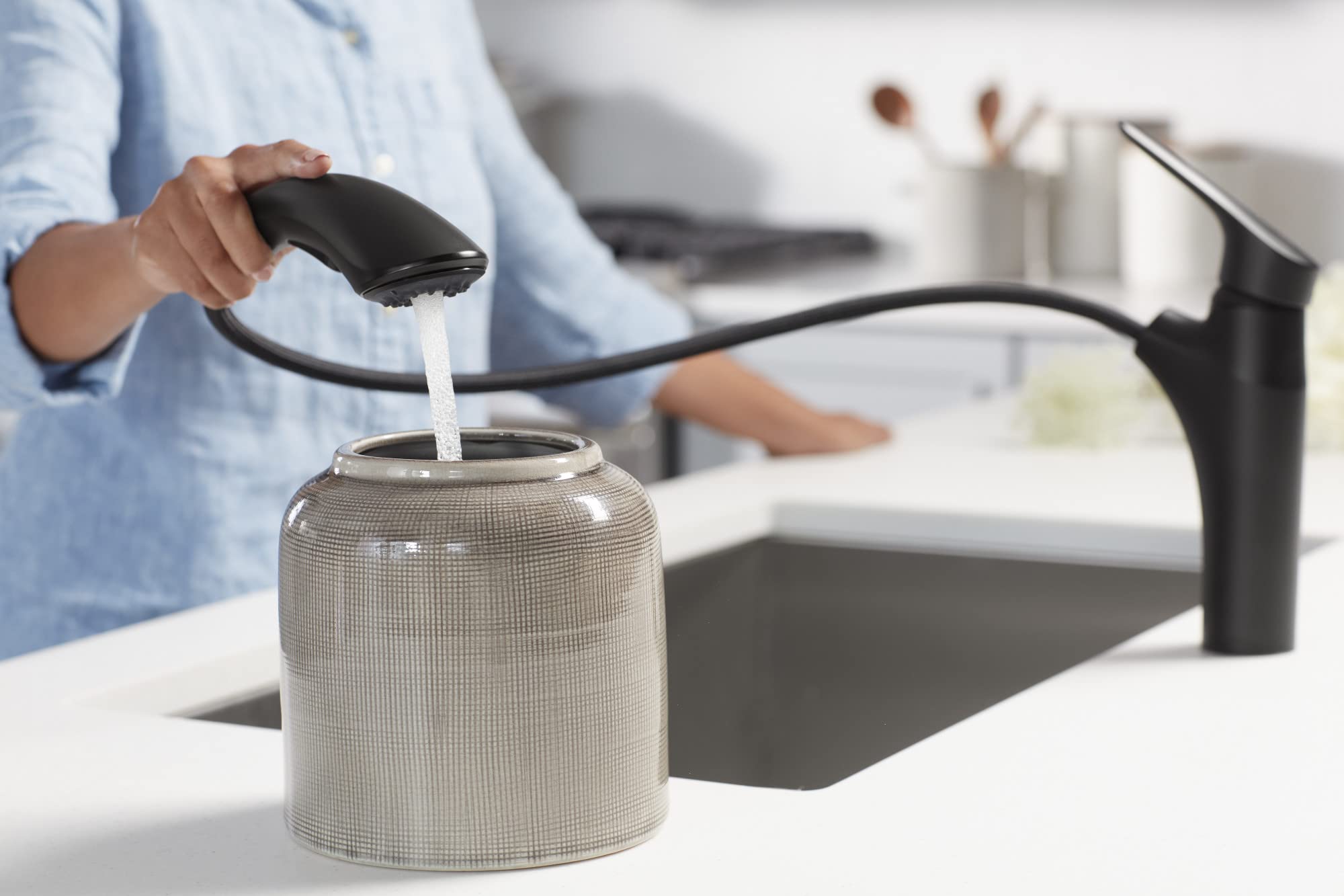 Open Box - Kohler K-30468-BL - Kitchen Faucet