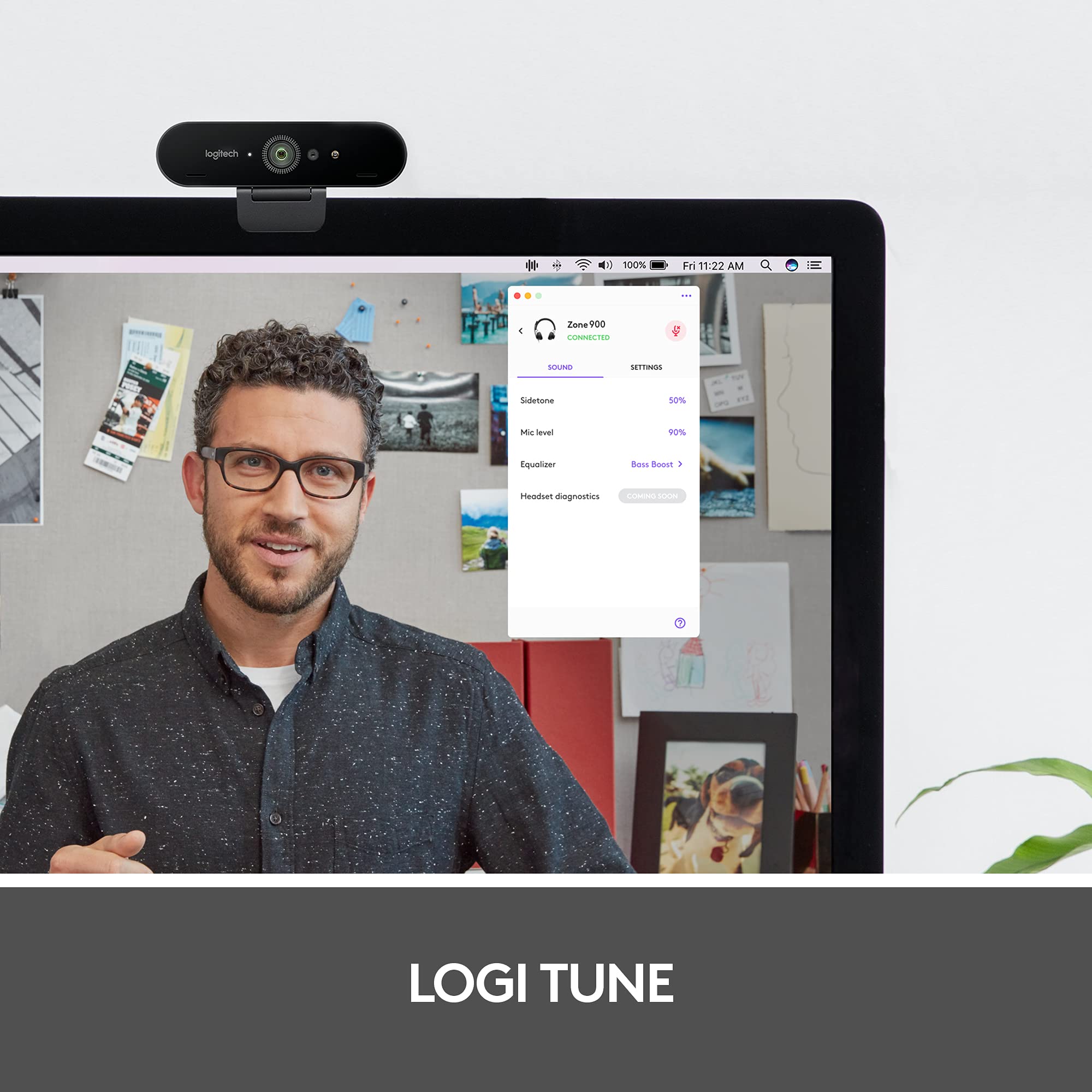 Refurbished - Logitech Zone Wireless Bluetooth Headset - Graphite