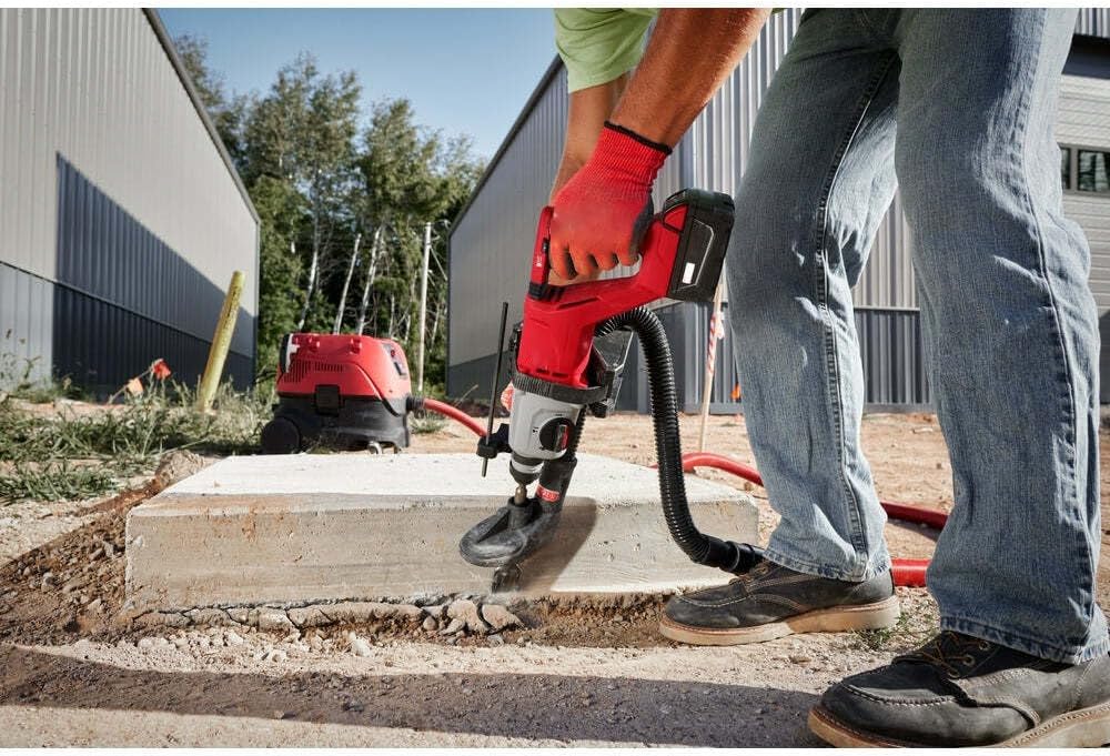 Open Box - Milwaukee Tool M18 18V Lithium-Ion Brushless Cordless 1 in. SDS-Plus D-Handle Rotary Hammer (Tool-Only)