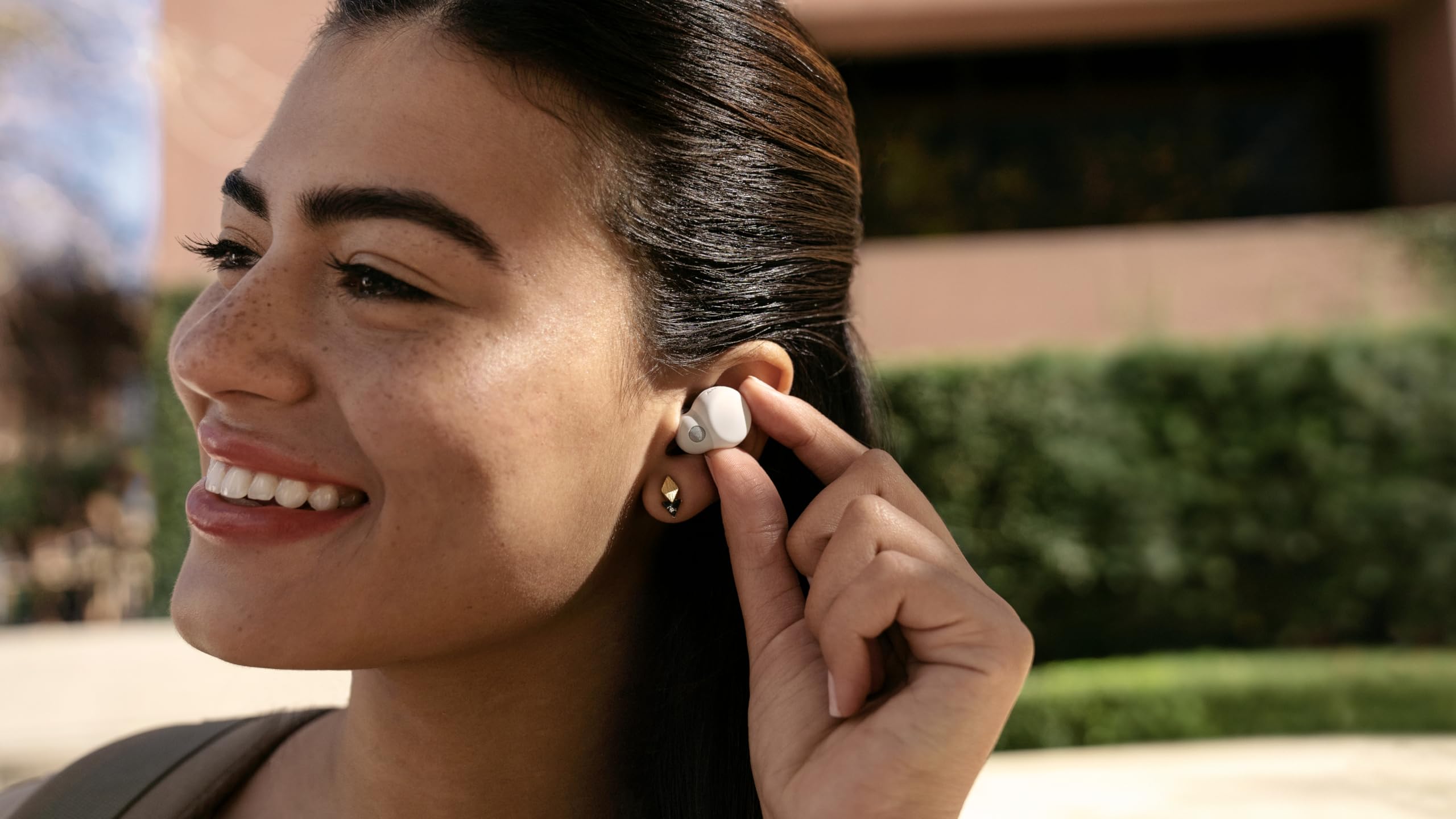 Certified Refurbished - Sony LinkBuds S Wireless Noise Canceling In-Ear Headphones Mic White