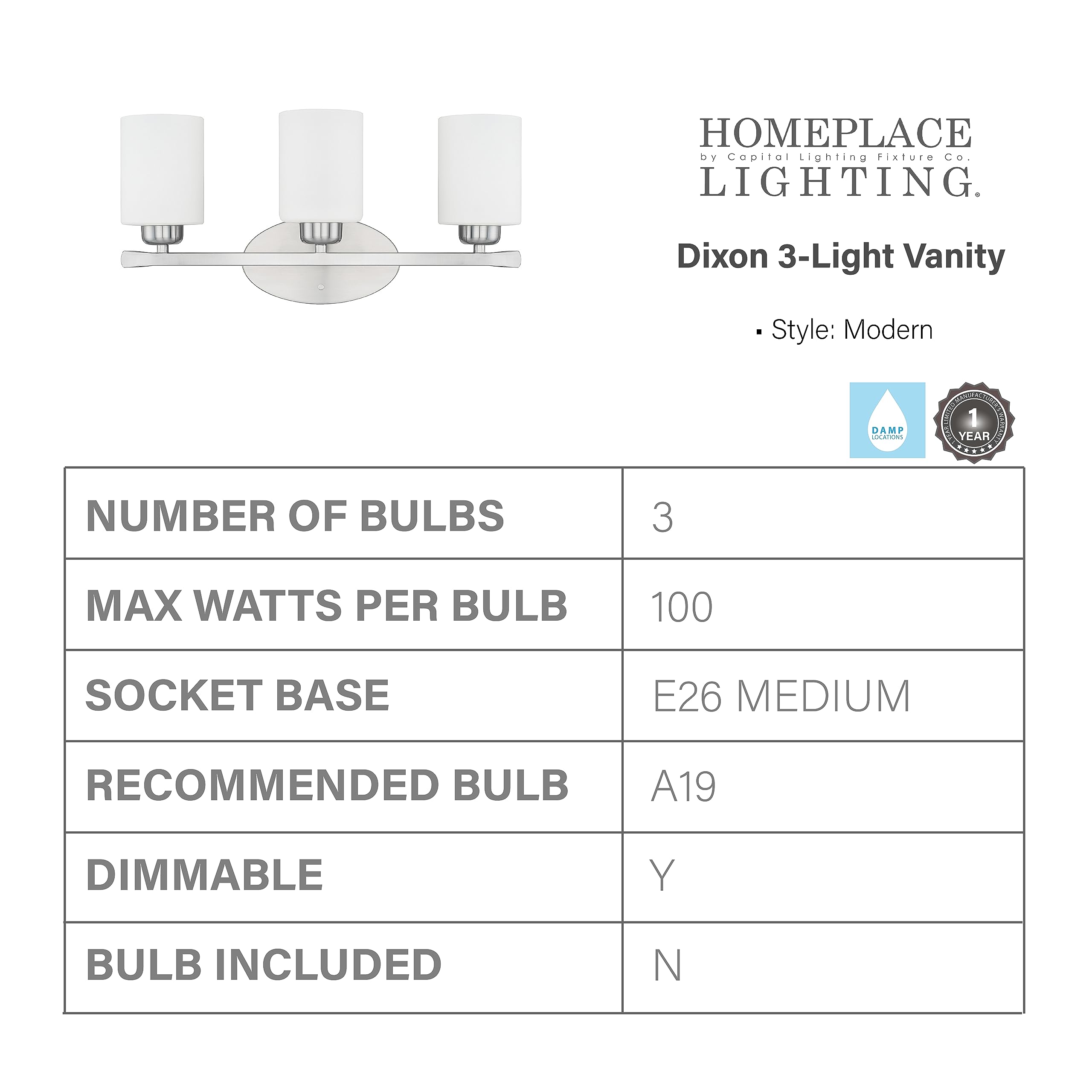 Open Box - Capital Lighting 115231BN-338 - Bathroom Fixtures Indoor Lighting