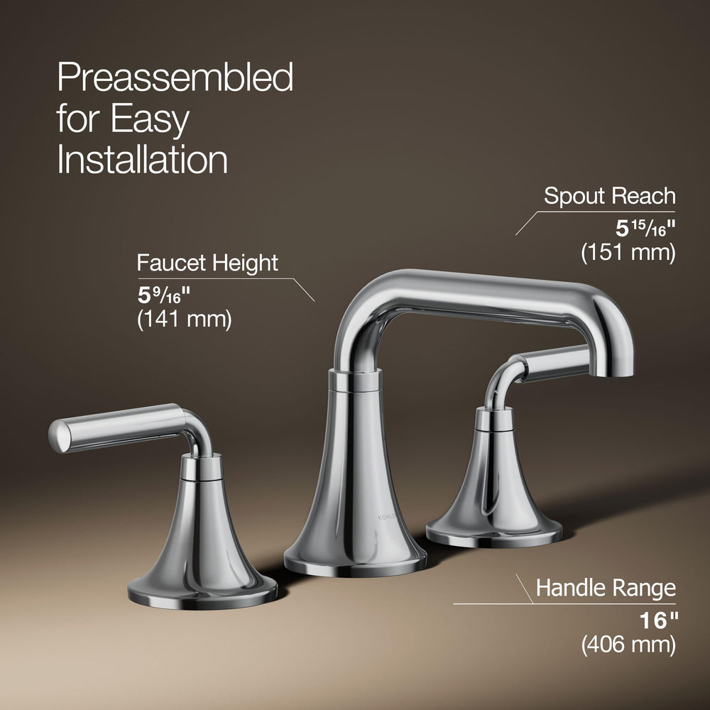 Open Box - Kohler K-27416-4-CP - Bathroom Sink Faucets Faucet