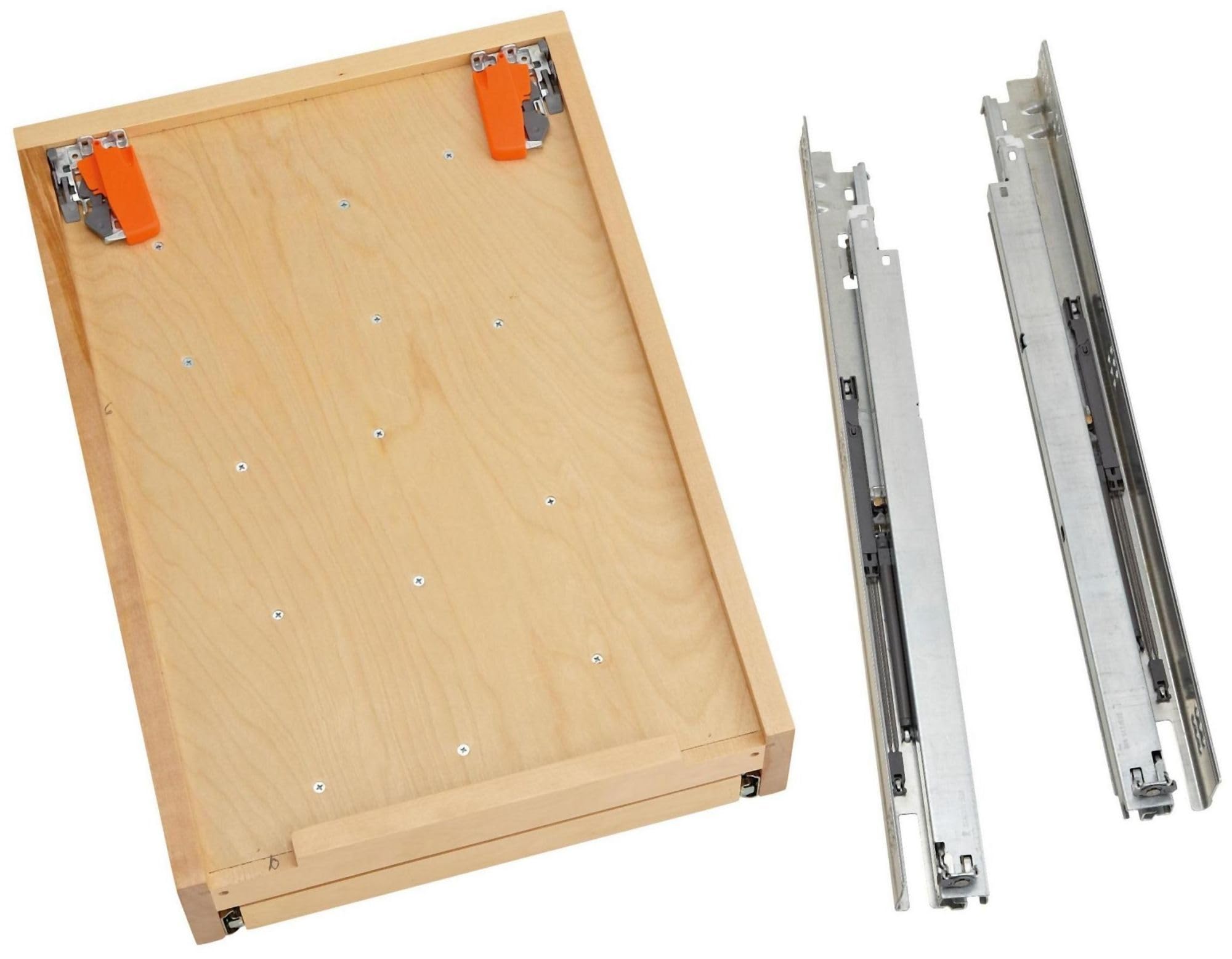 Open Box - Rev-A-Shelf 5750-14 CR 5700 Series 14.75" Wide by 58.25" Tall Four Tier Pull Out Base Cabinet Organizer