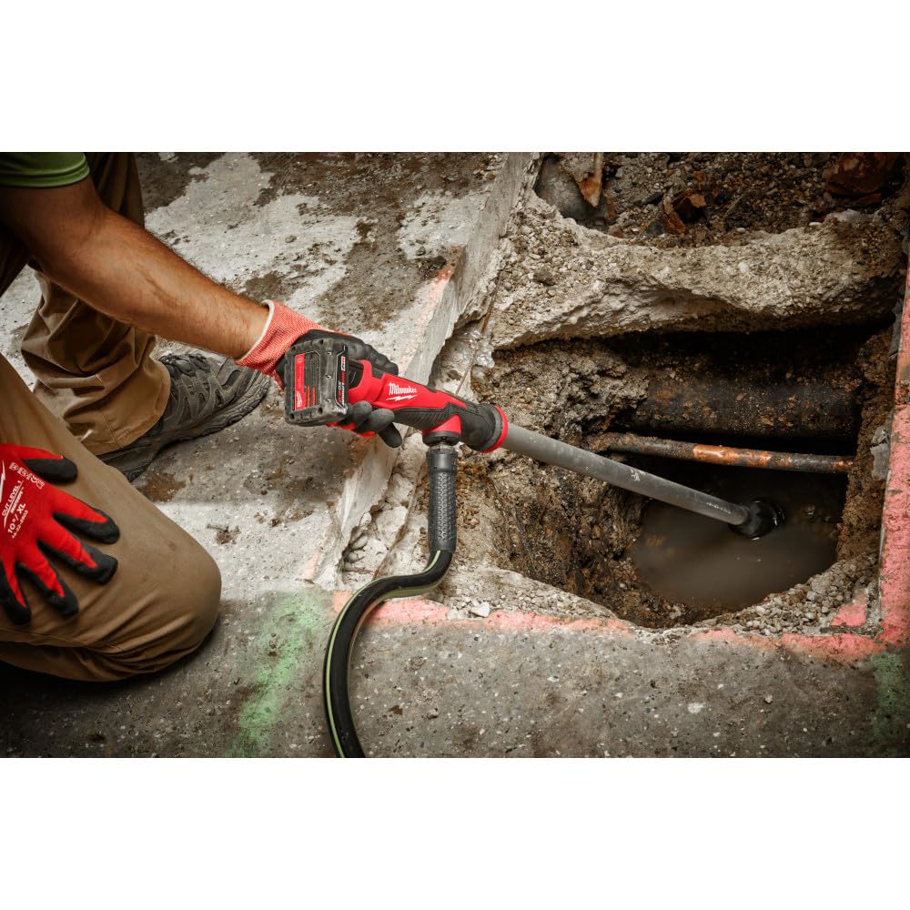 Open Box -  Milwaukee M12 12-Volt Lithium-Ion Cordless 9 GPM 0 hp. Submersible Stick Water Transfer Pump (Tool Only)