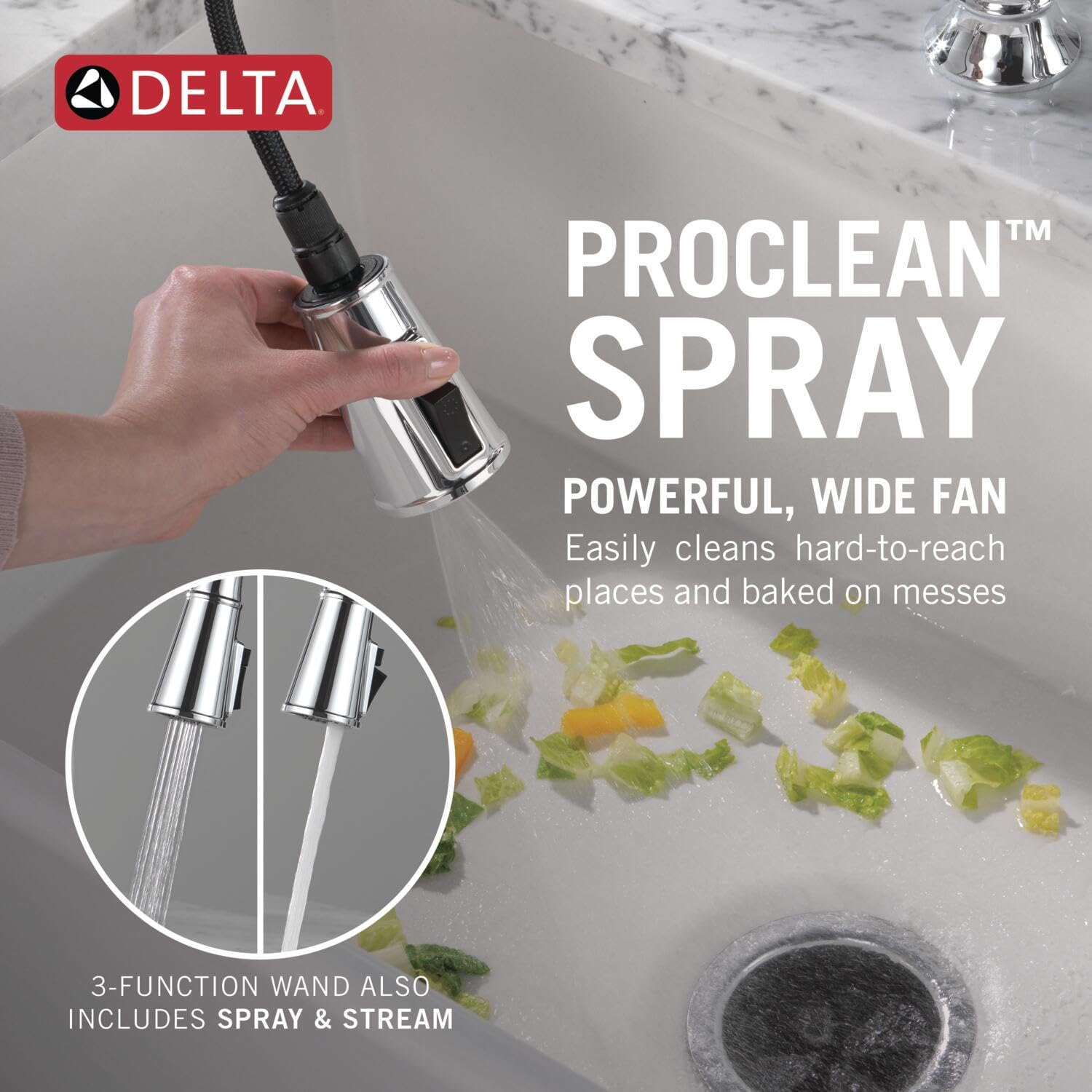 Open Box - Delta 2384L-PR-DST - Kitchen Faucet