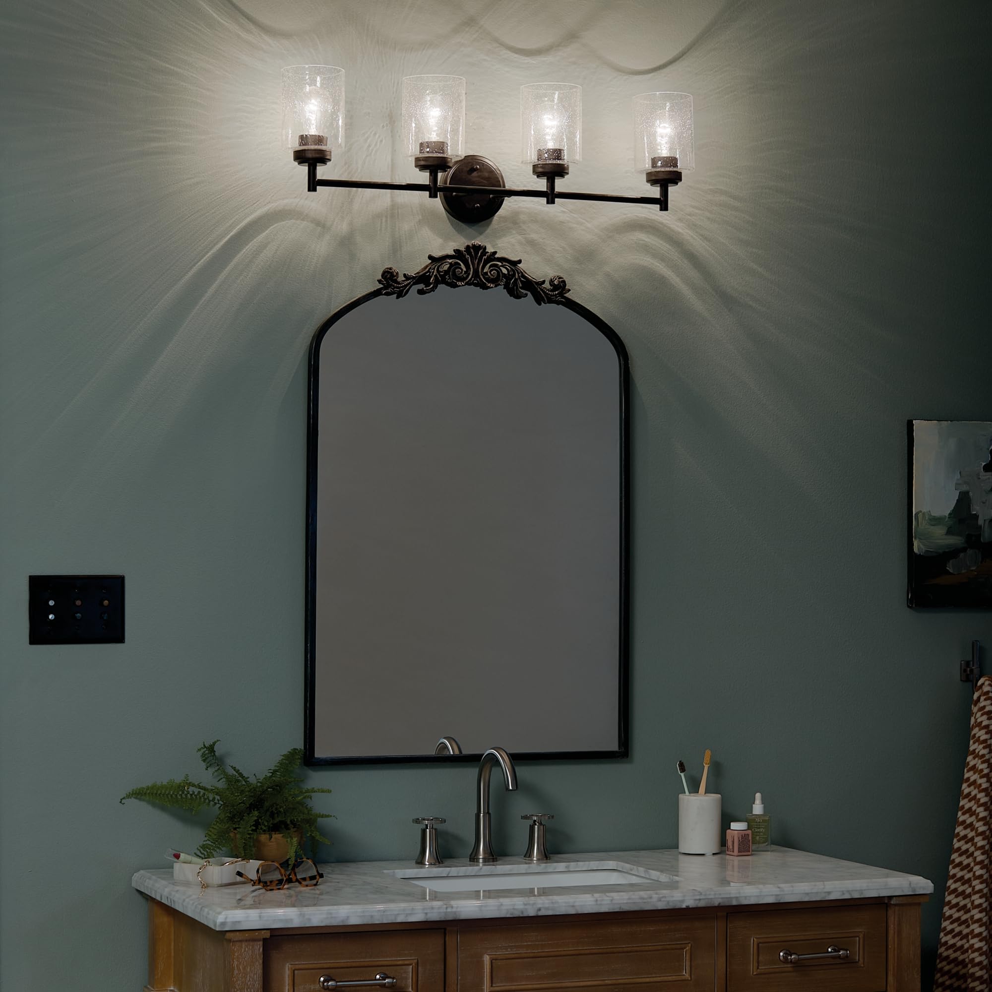 Open Box - Kichler 45887BK - Bathroom Fixtures Indoor Lighting