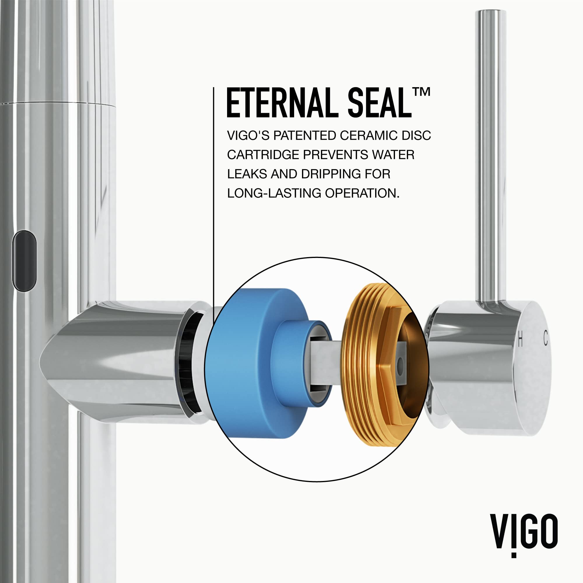 Open Box - Vigo VG02029CHS - Kitchen Faucet