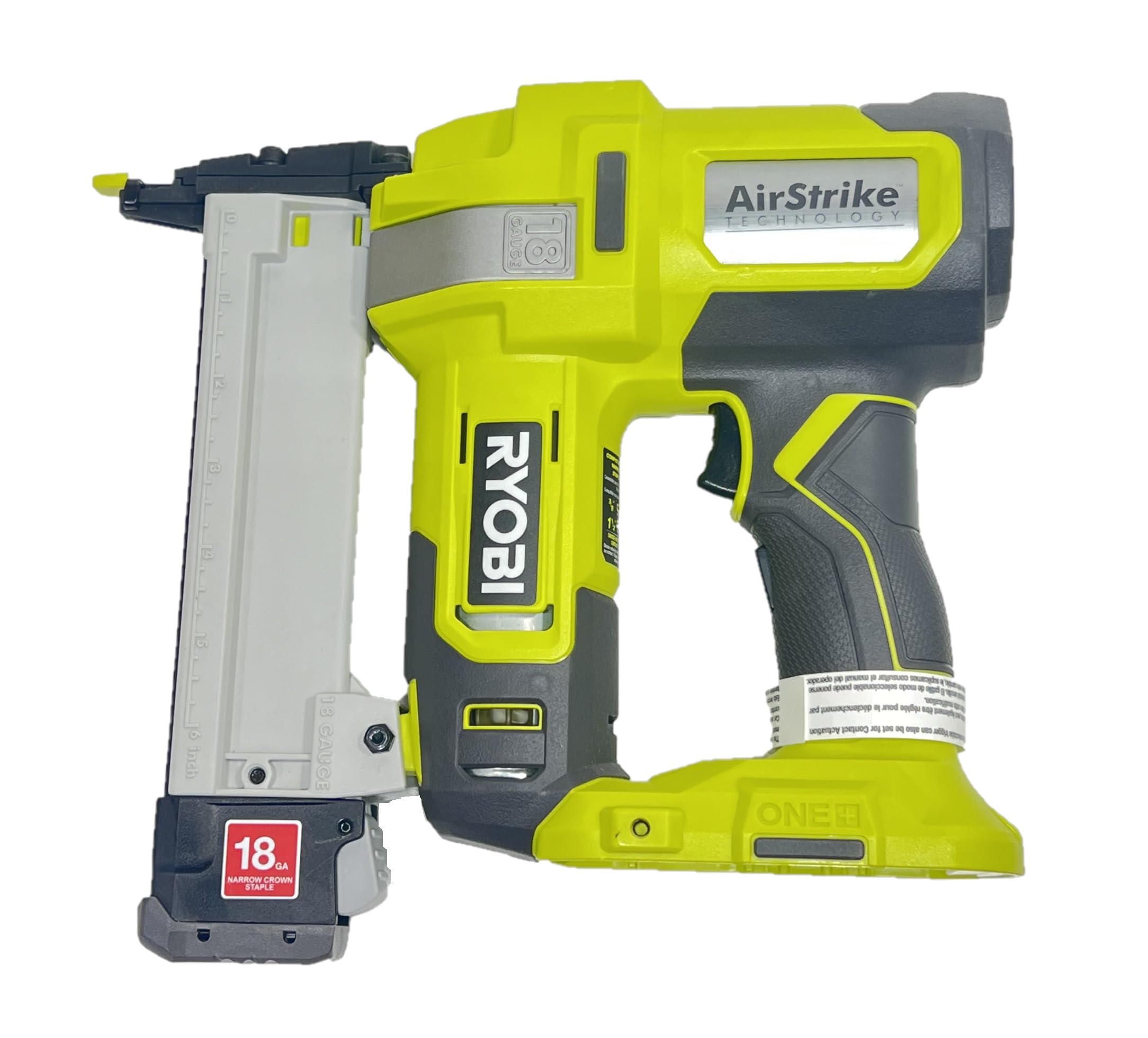 Open Box -  RYOBI 18V ONE+ AirStrike 18-Gauge Cordless Lithium-Ion Narrow Crown Stapler (Tool-Only) RYOBIBullseye Deals