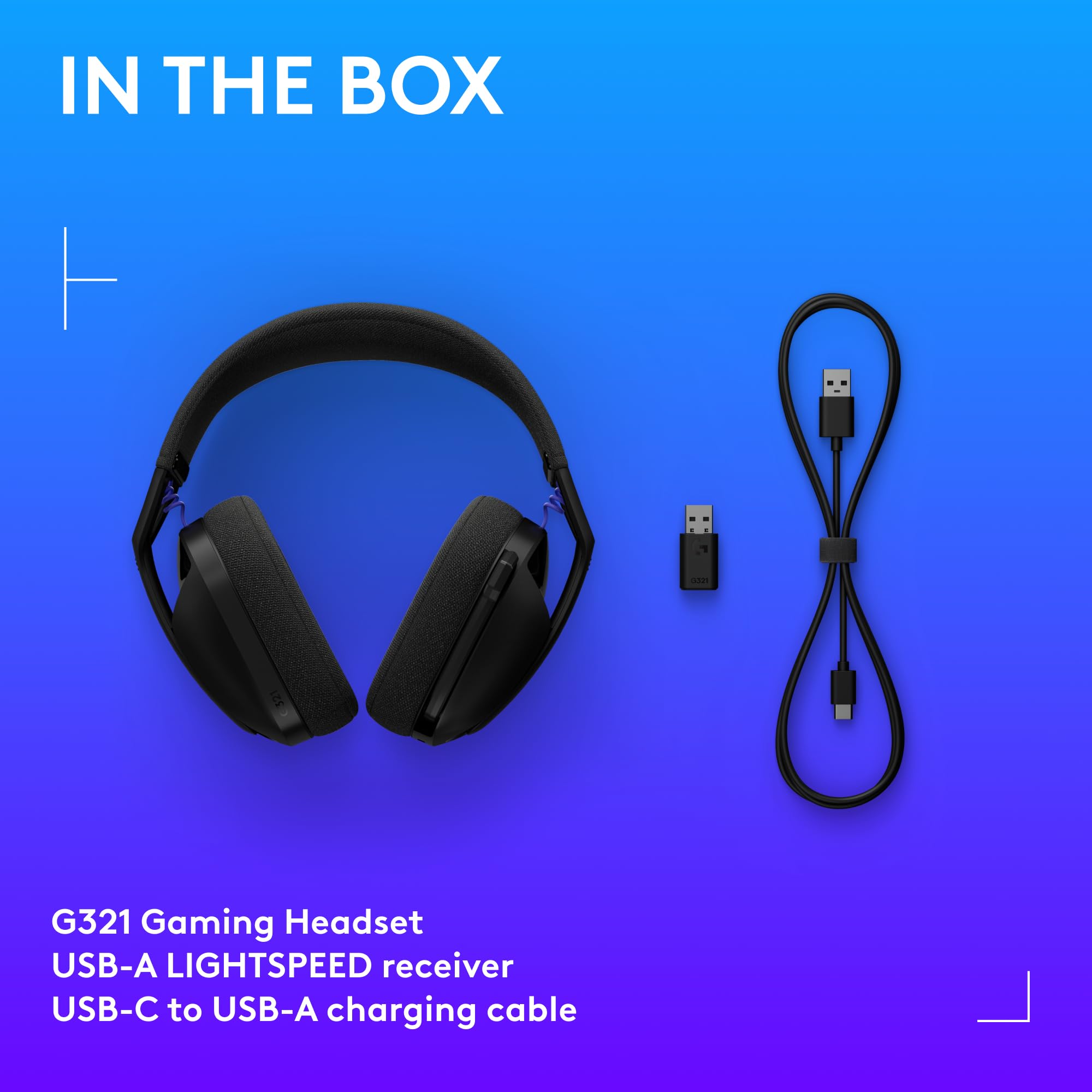 Refurbished - HEADSET PC-G321 LIGHTSPEED-BLACK-2.4GHZ/BT-N/A-AMR-403
