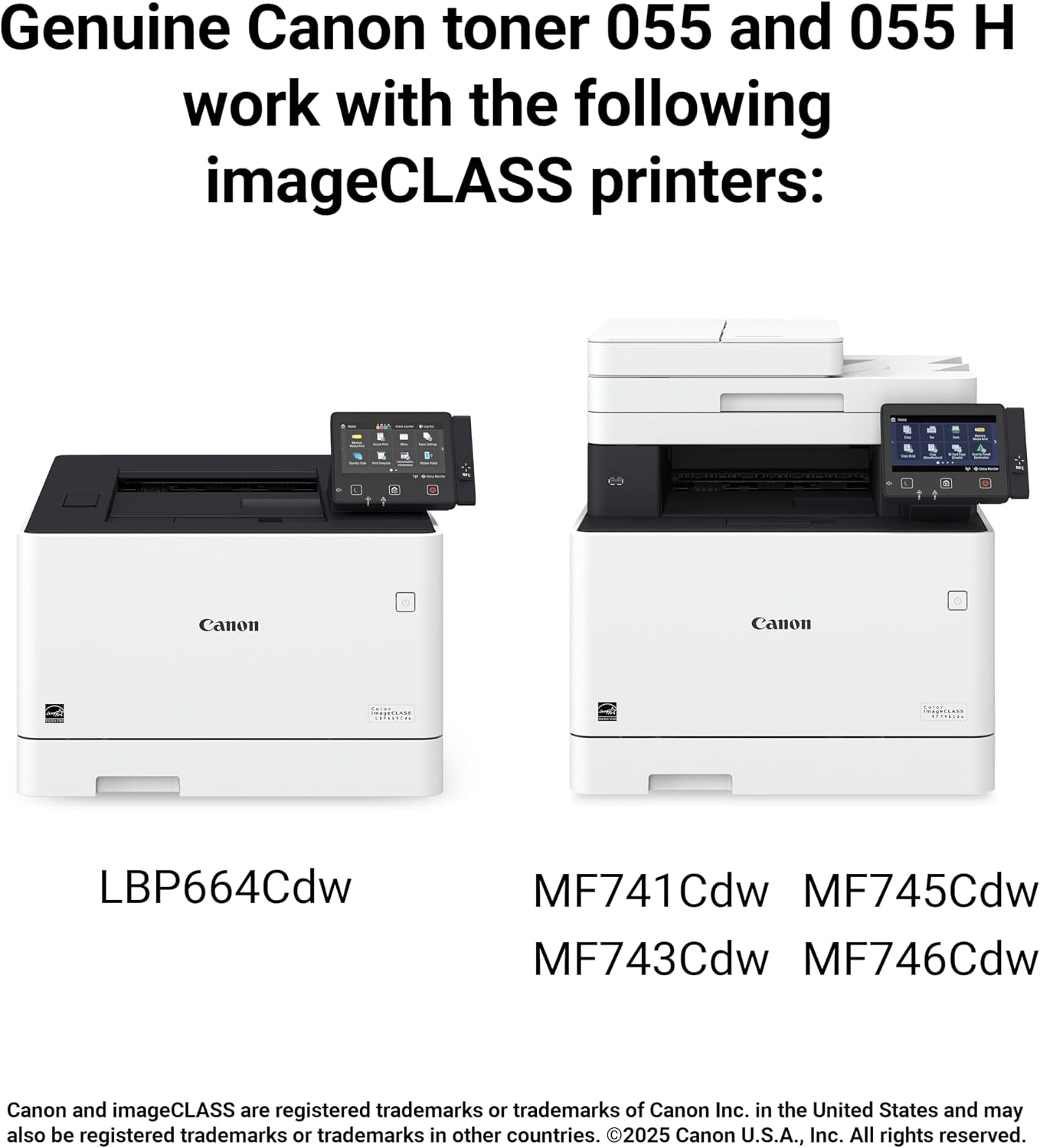 Used - CANON 055 HY BLACK TONER CART 013803309355
