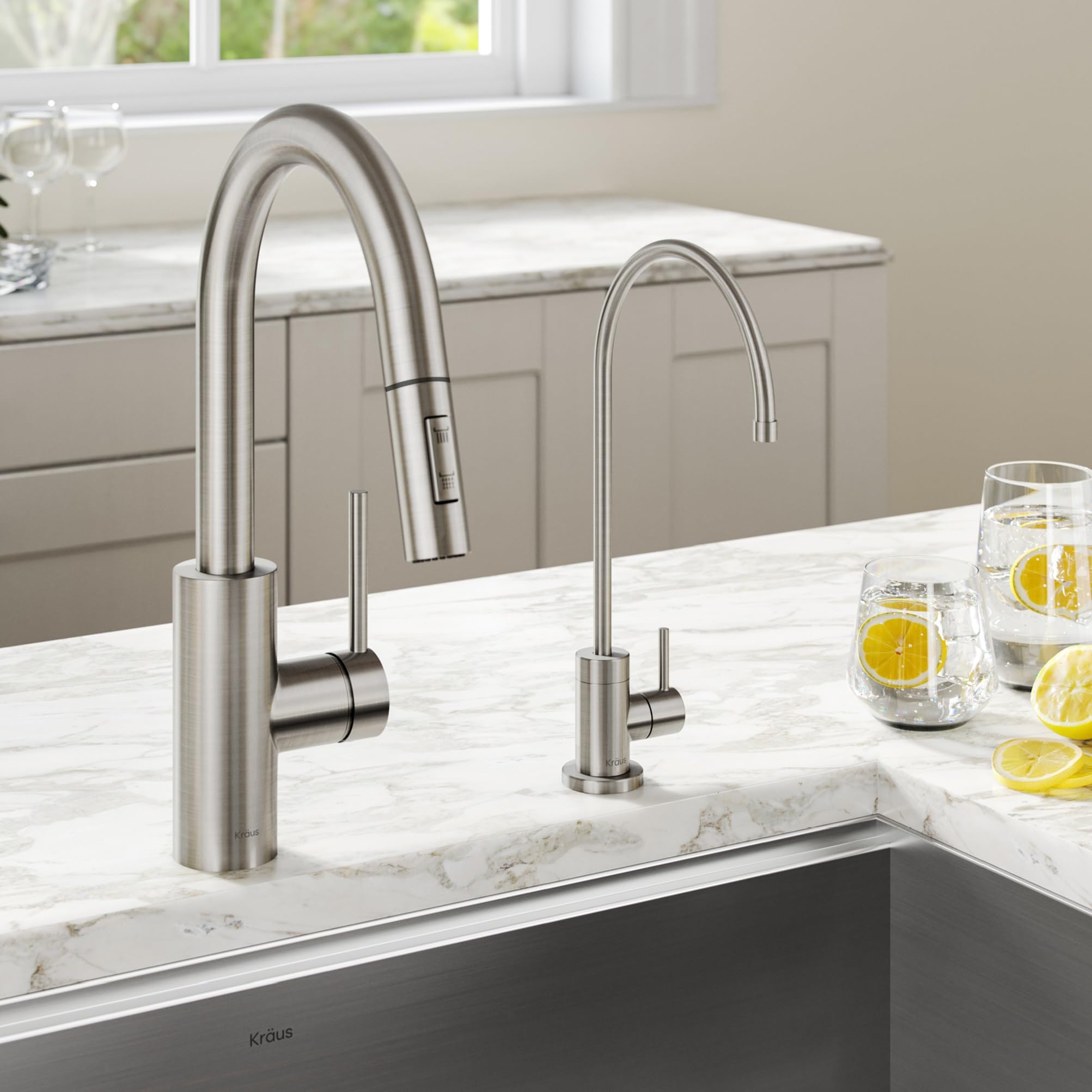 Open Box - Kraus KPF-2620-FF-100SFS - Kitchen Faucet