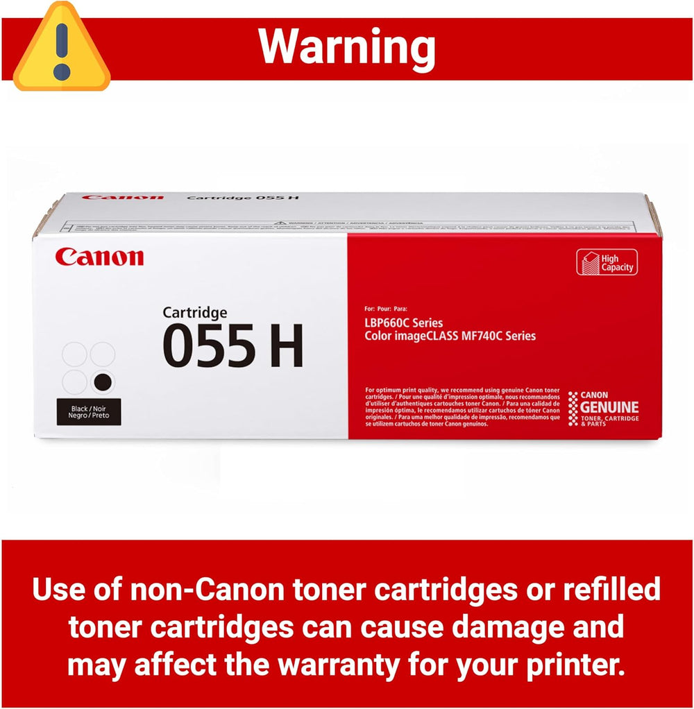 Used - CANON 055 HY BLACK TONER CART 013803309355