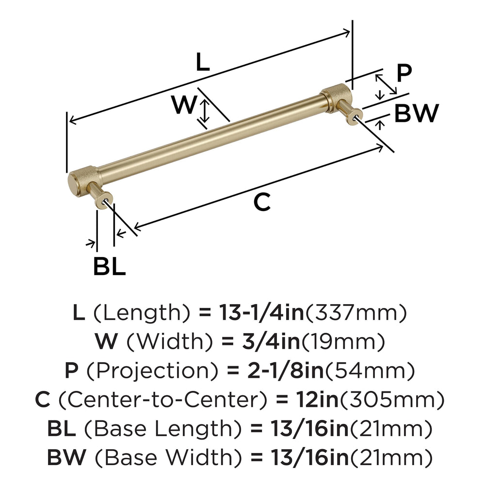 Open Box - Amerock BP37750BBZ - Pulls Cabinet Hardware