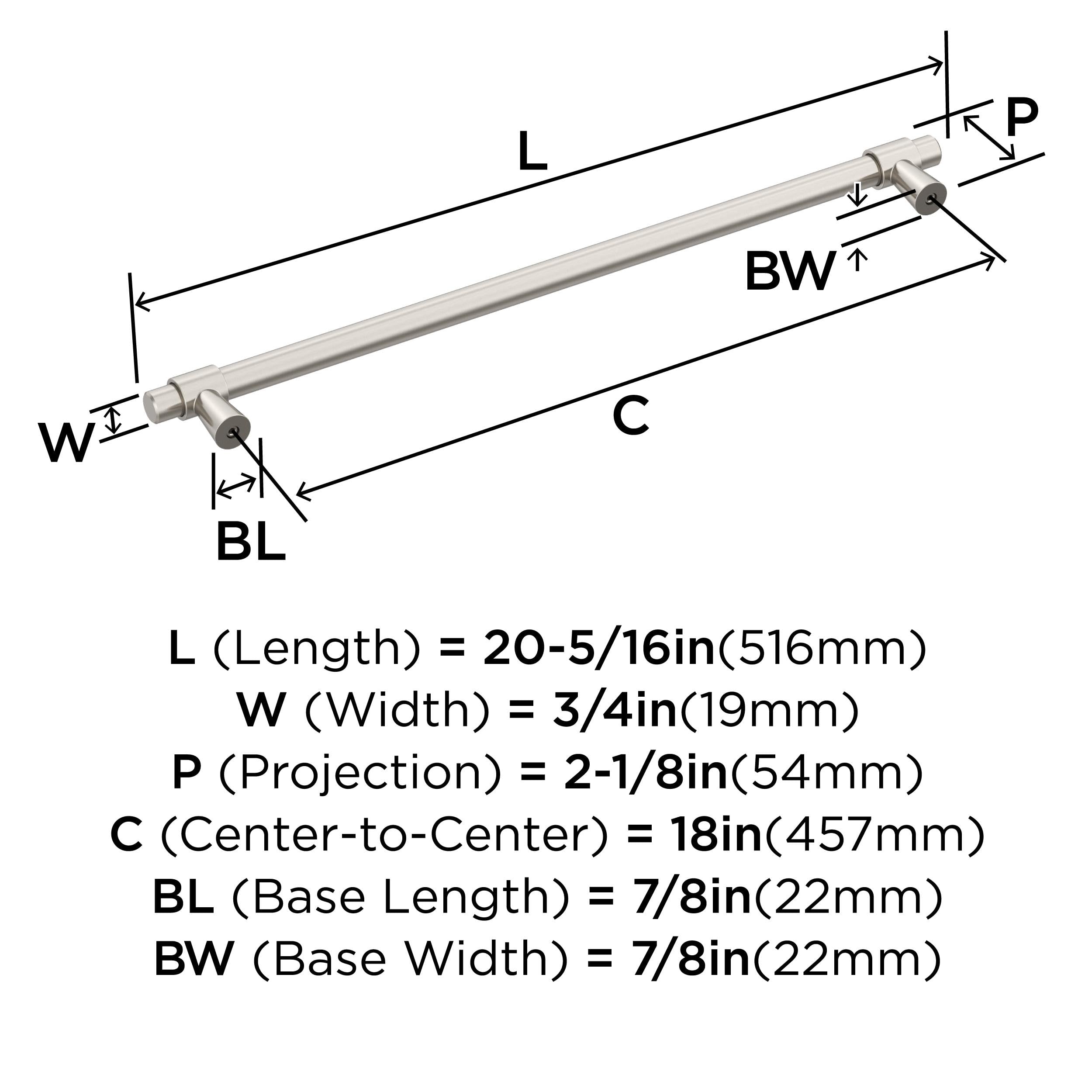Open Box - Amerock BP54036G10 - Pulls Cabinet Hardware