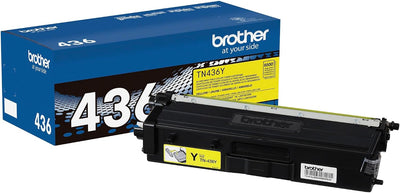 Used - Brother Printer TN436Y Super High Yield Toner- , Yellow