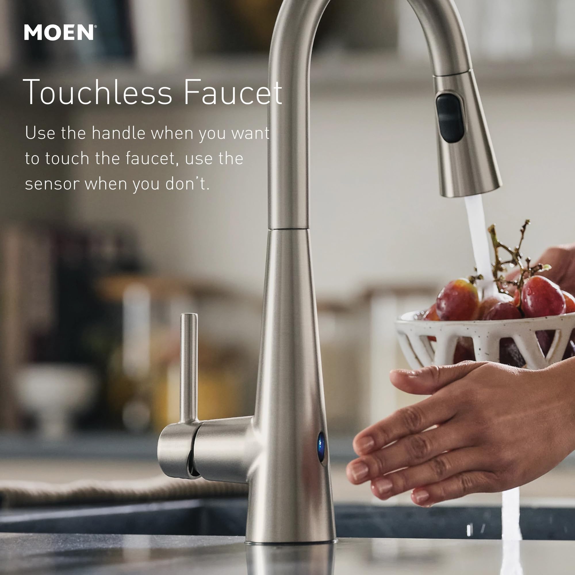 Open Box - Moen 9126EWNL - Kitchen Faucet