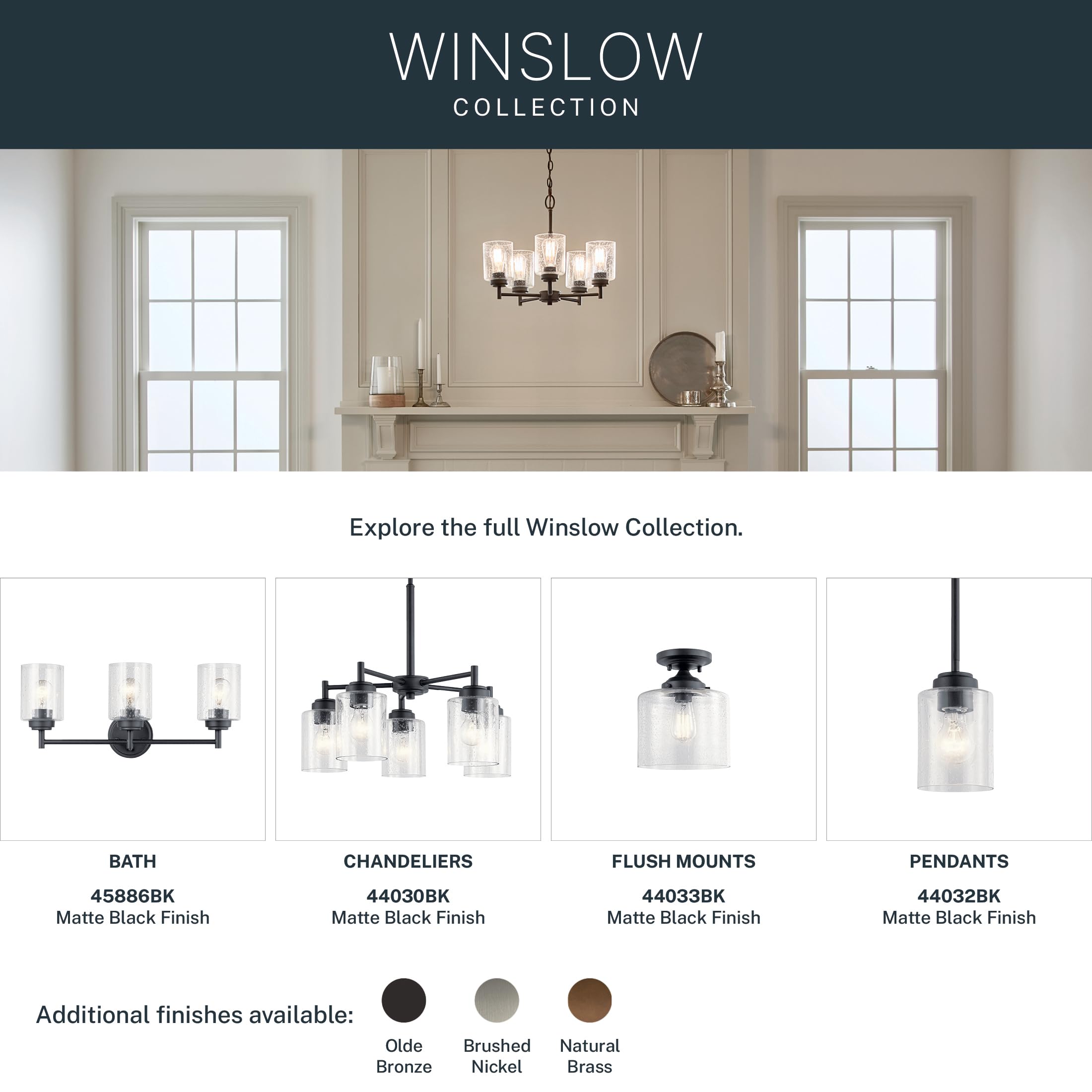 Open Box - Kichler 44030BK - Chandeliers Indoor Lighting