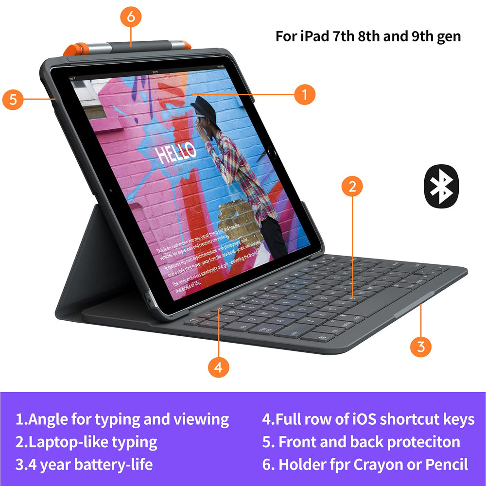 Used - SLIM FOLIO IPAD 7TH GEN 097855154590