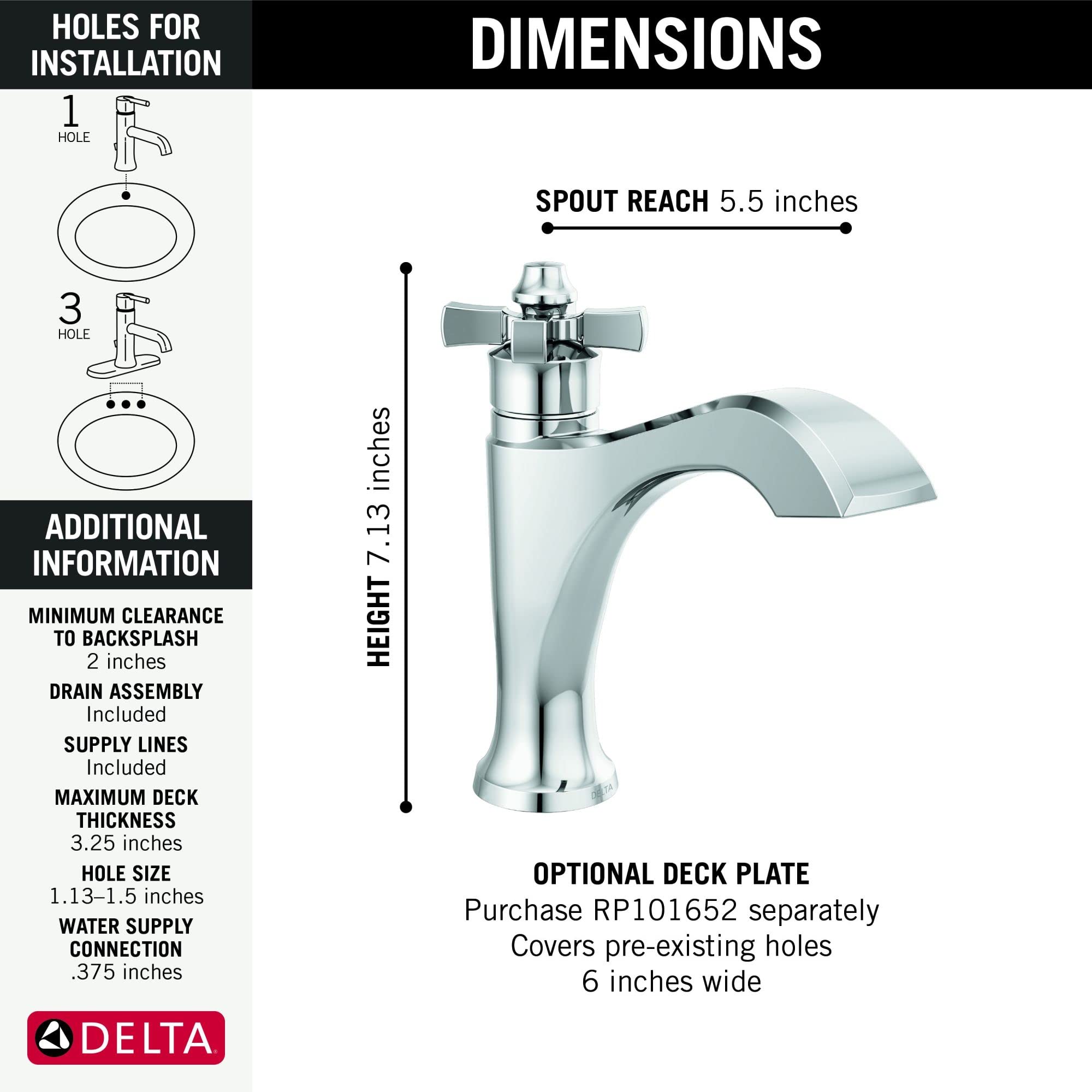 Open Box - Delta 557-SSMPU-DST - Bathroom Sink Faucets Faucet