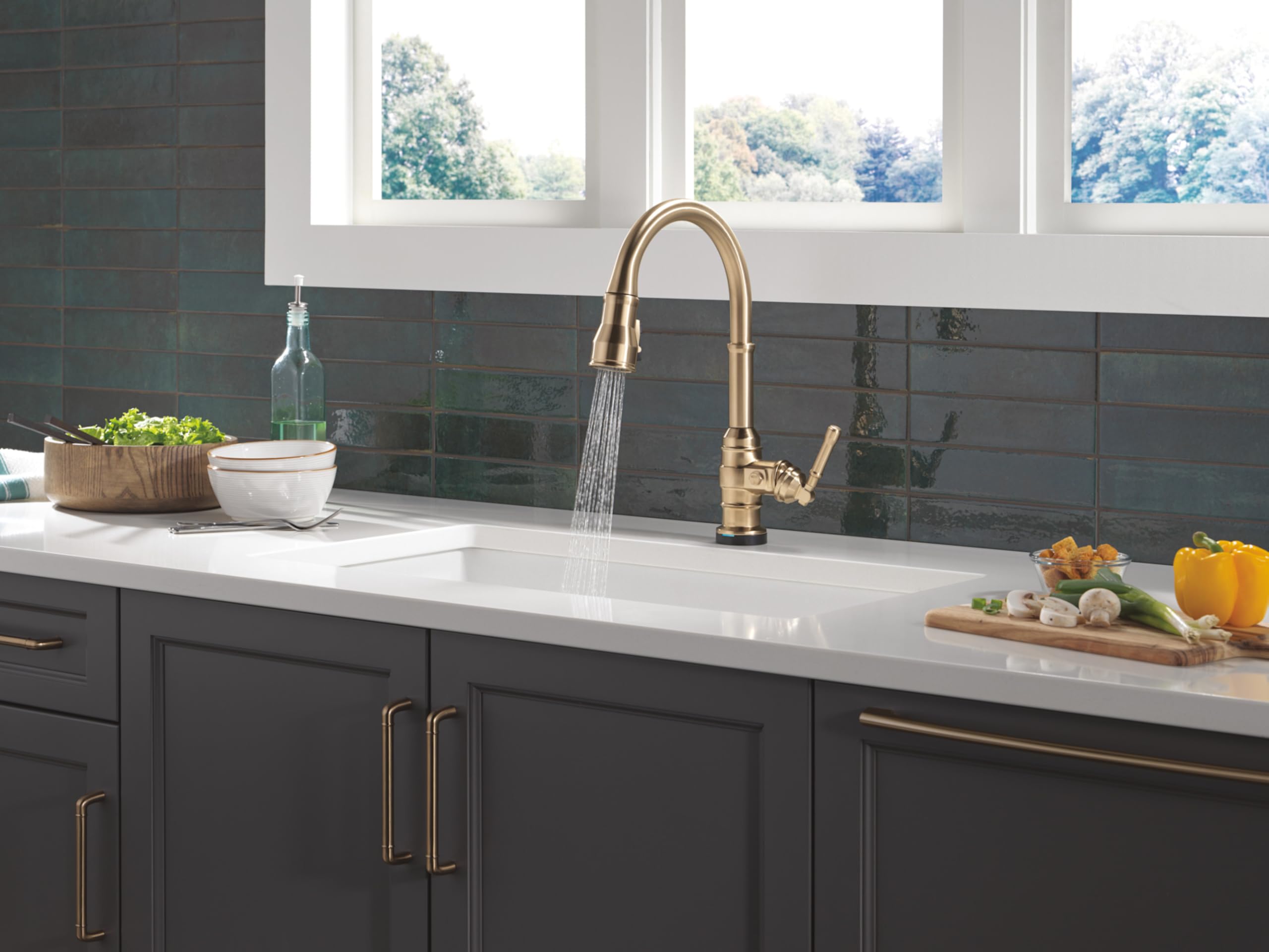 Open Box - Delta 9190TL-CZ-DST - Kitchen Faucet