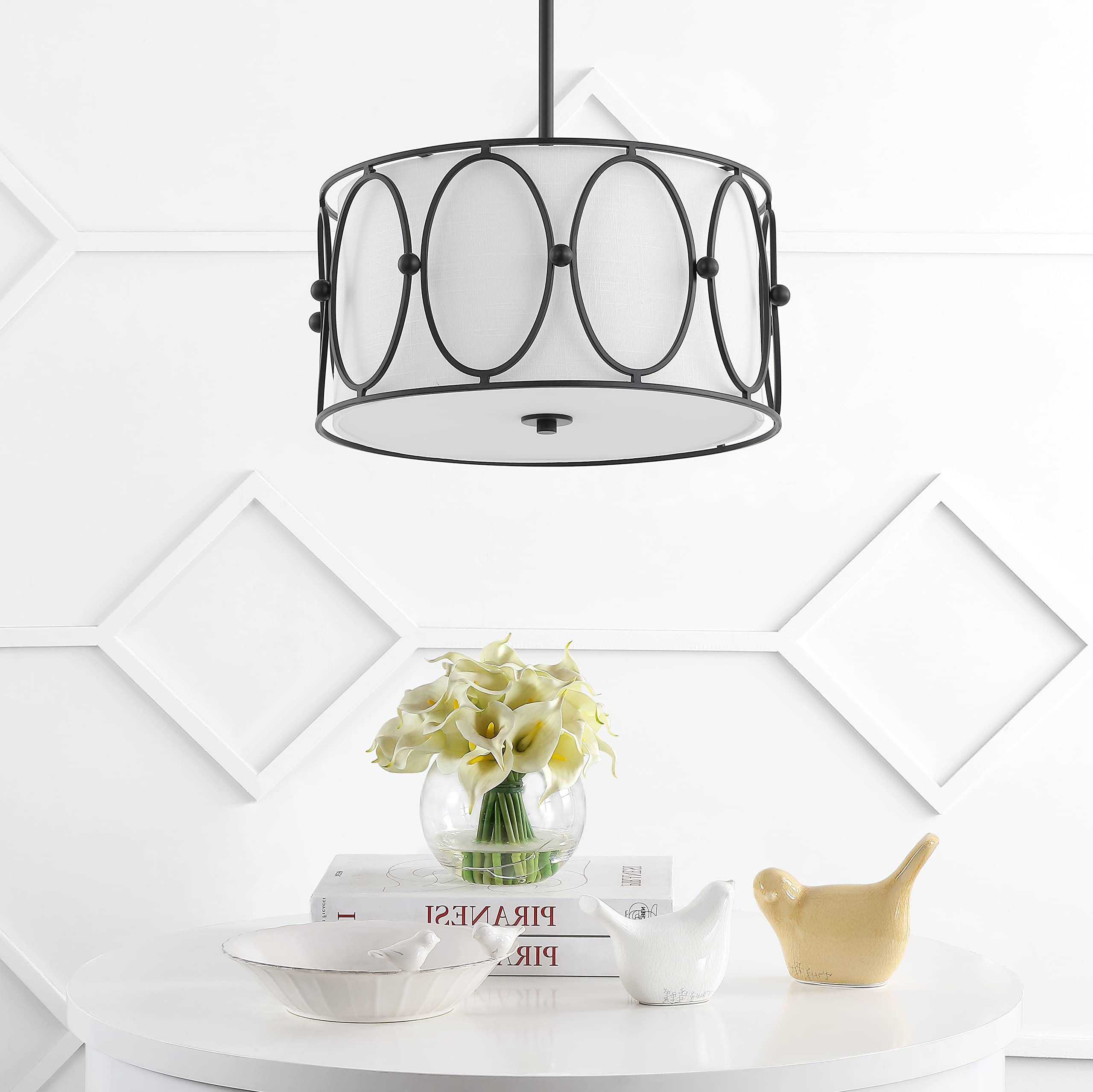 Open Box - JONATHAN Y Lighting JYL9008B - Chandeliers Indoor Lighting