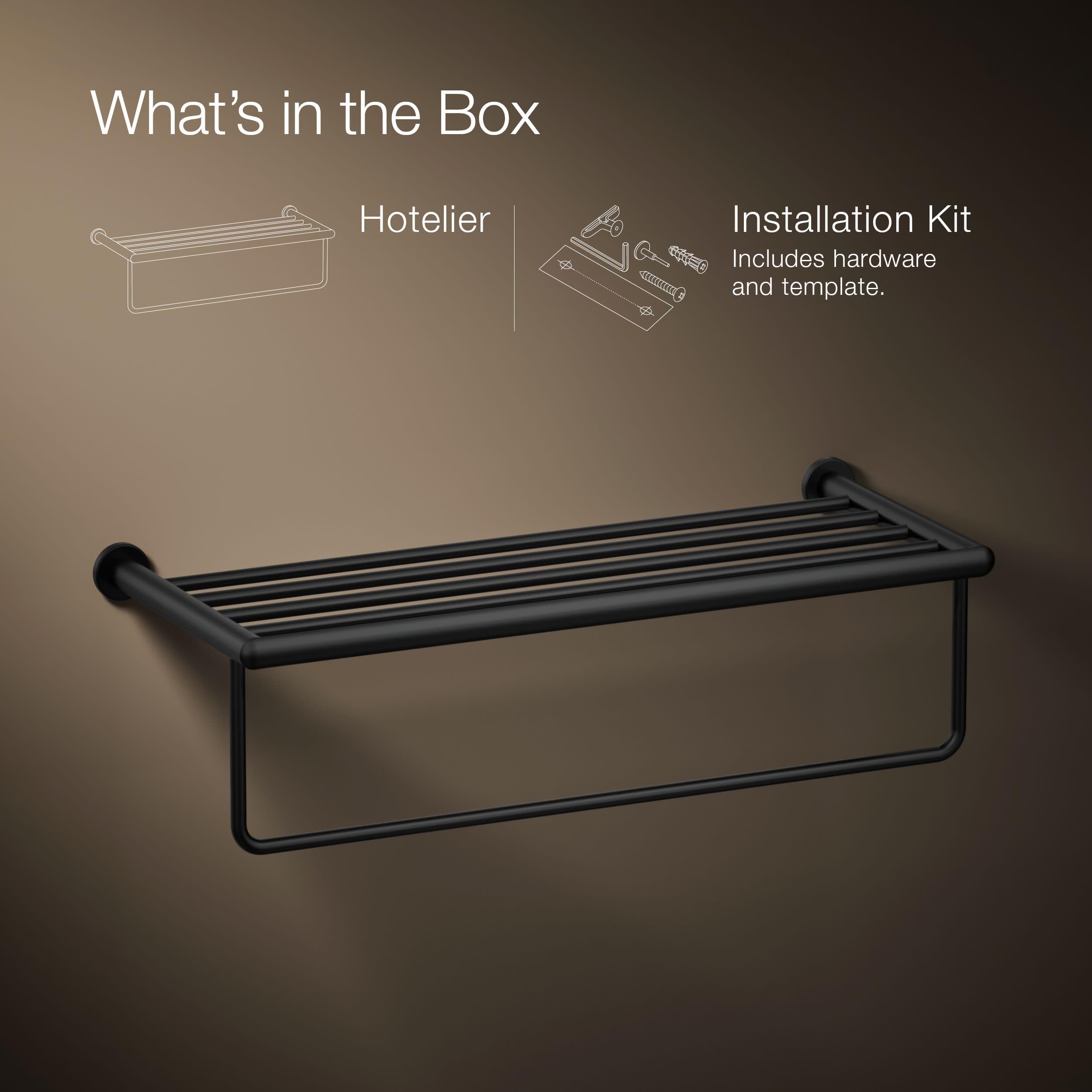 Open Box - Kohler K-24552-BL - Towel Rack Bathroom Hardware