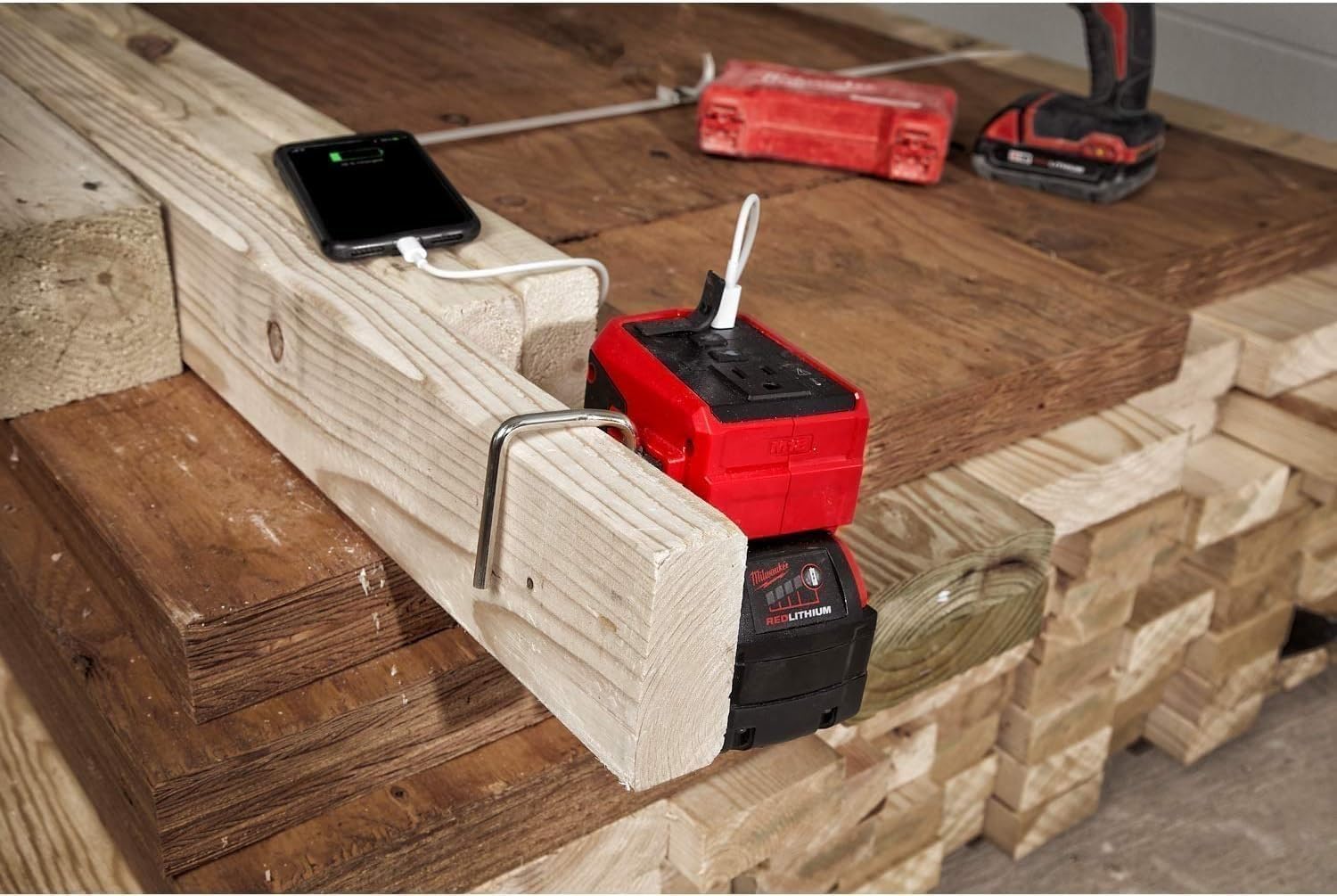 Open Box -  Milwaukee M18 18-Volt Lithium-Ion 175-Watt Powered Compact Inverter for M18 Batteries (Tool-Only) MilwaukeeBullseye Deals