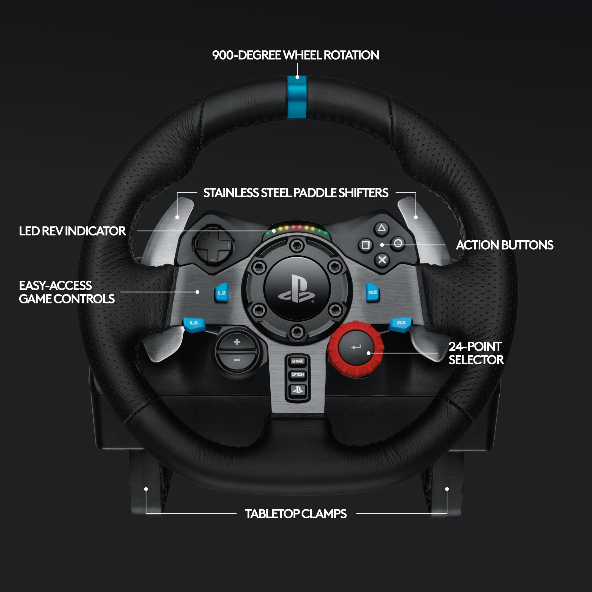 Refurbished - Logitech G29 Driving Force Race Wheel (941-000110)