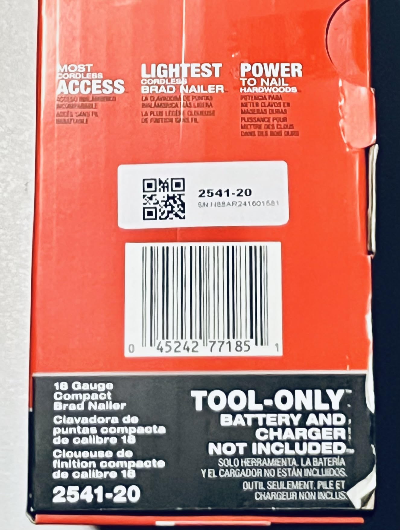 Open Box -  M12 FUEL 12-Volt Lithium-Ion Brushless Cordless 18-Guage Compact Brad Nailer (Tool Only) MilwaukeeBullseye Deals