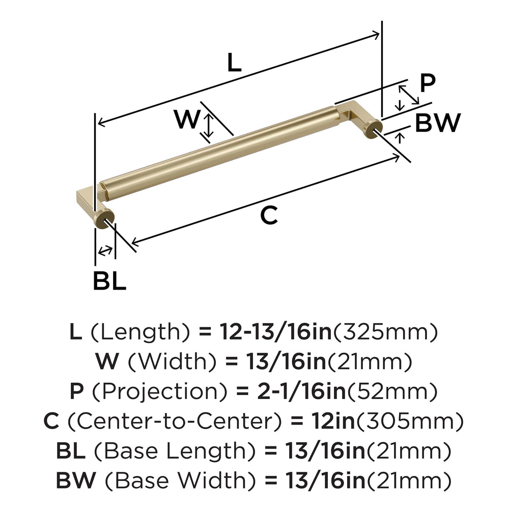 Open Box - Amerock BP37490BBZ - Pulls Cabinet Hardware